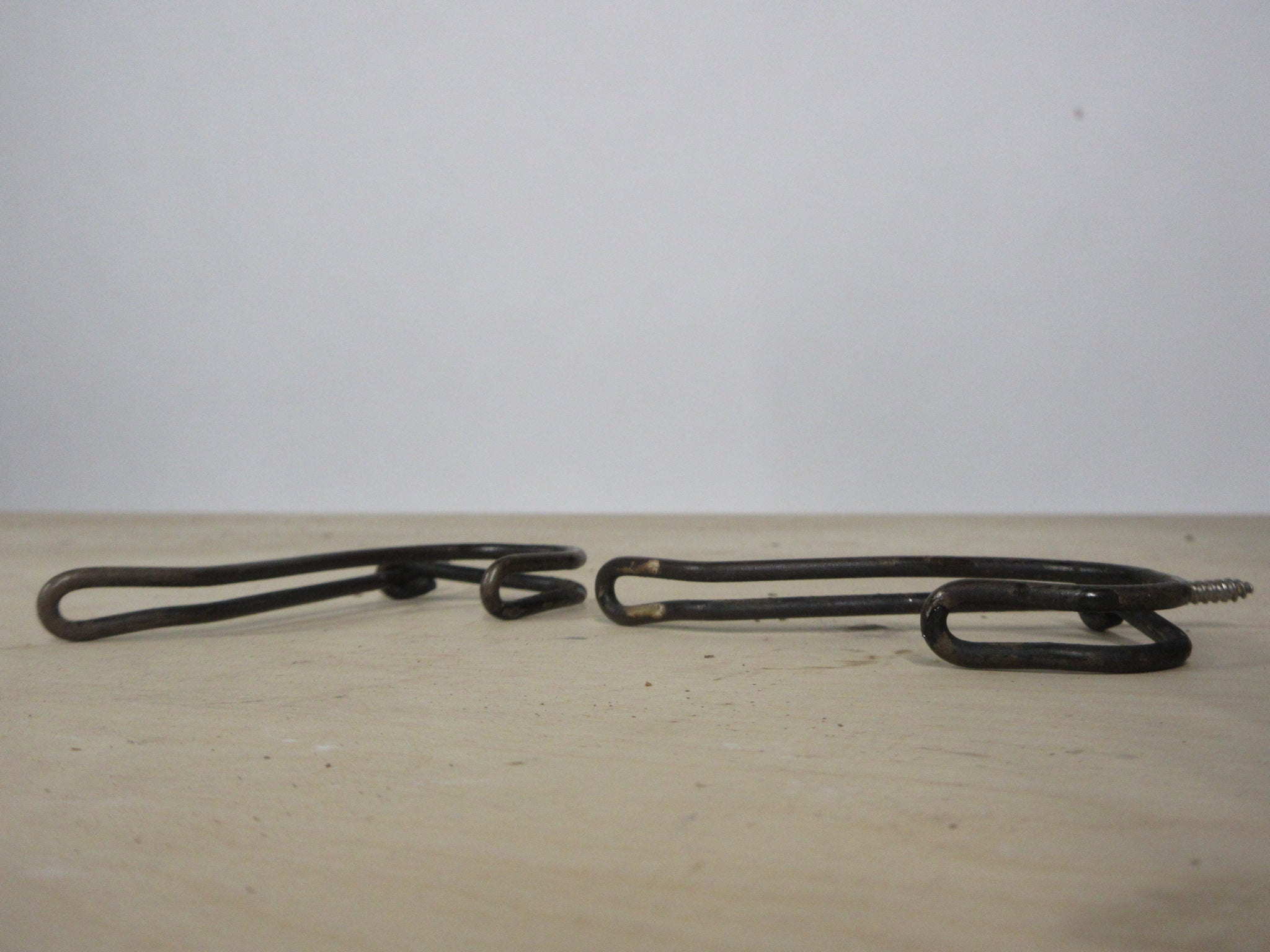 Pair of Screw in Vintage Wall Hooks