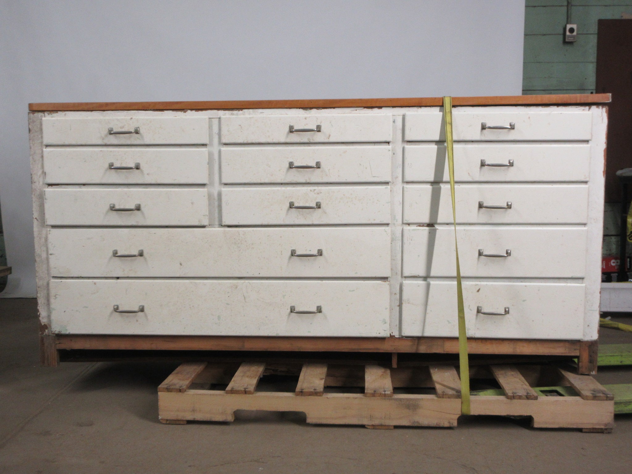 Butler Pantry Cabinet with Maple Top