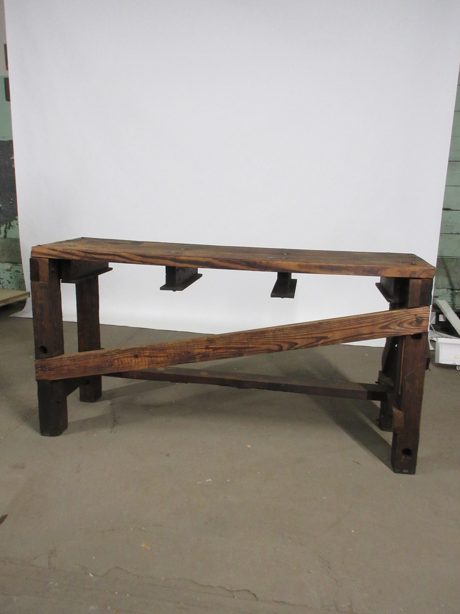 5' Rustic Solid Wood Table