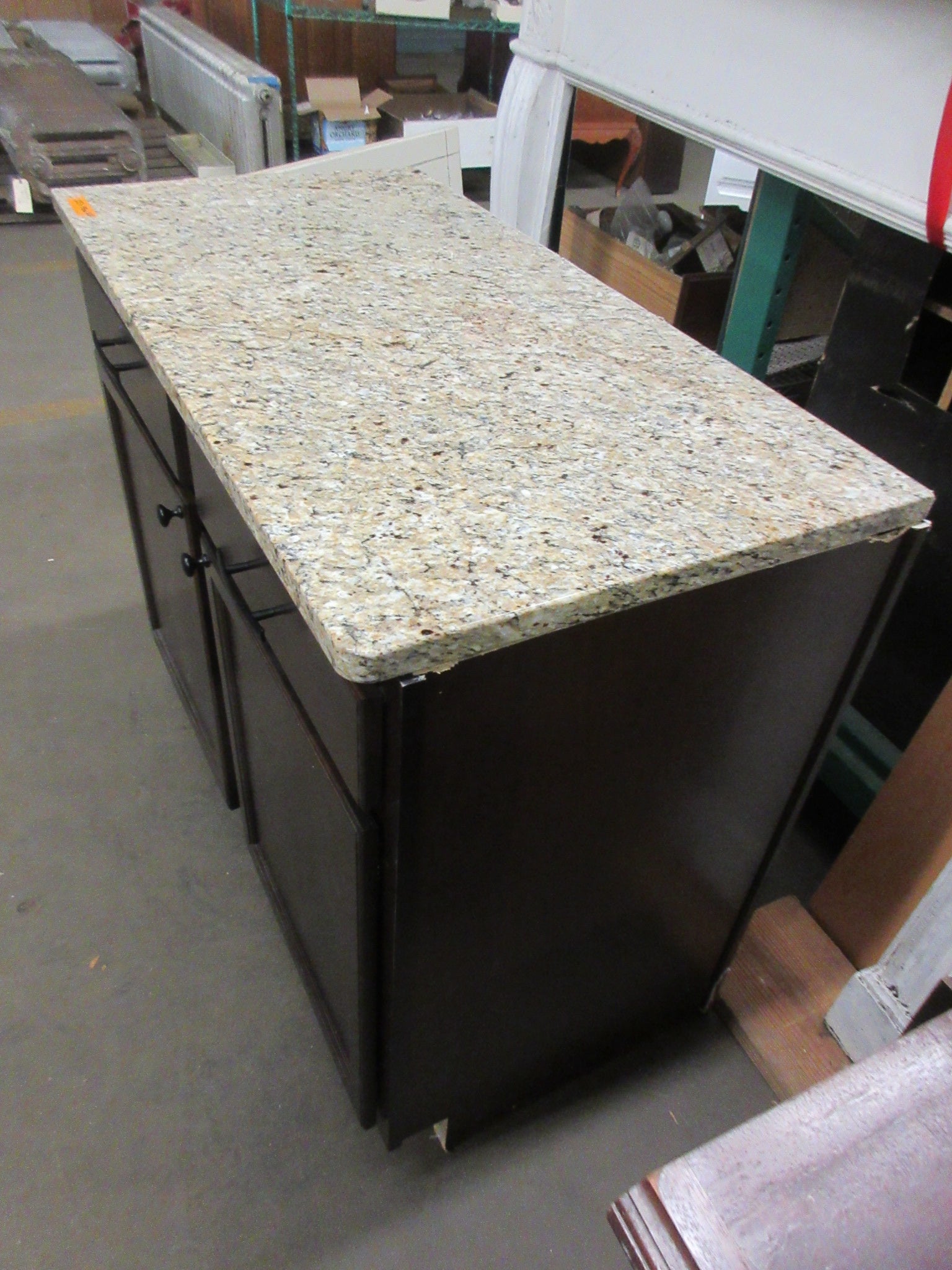 Aristokraft Dual Cabinet Base with Granite Top (3 pieces)