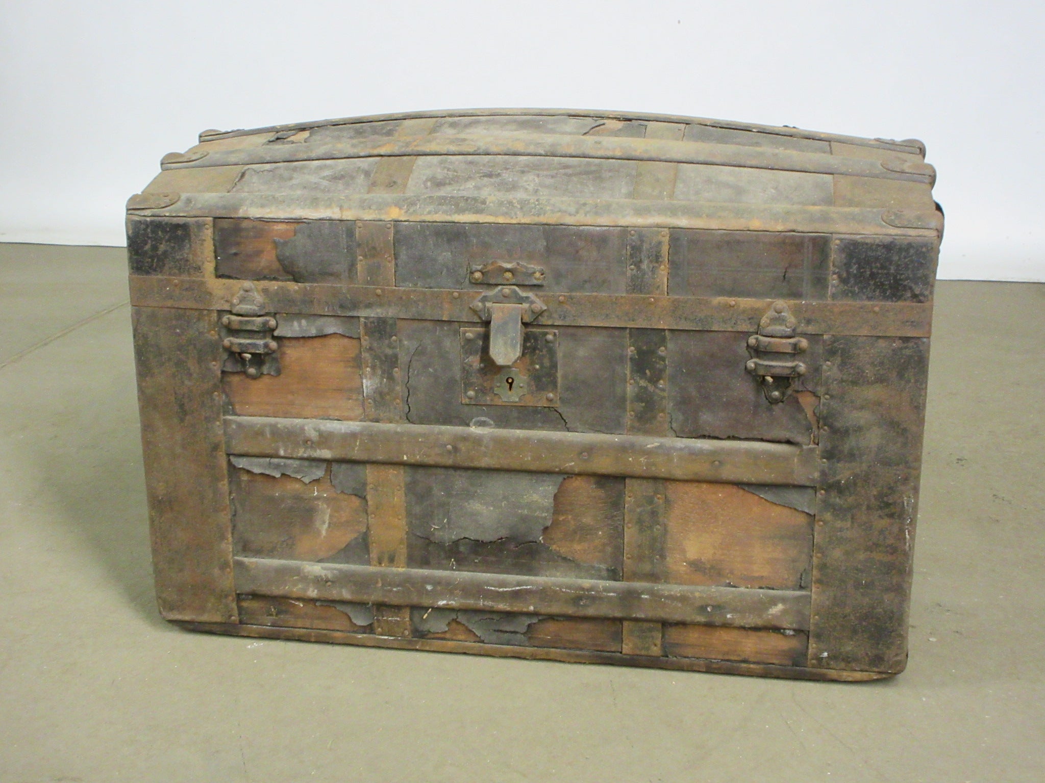 Antique Wooden Trunk
