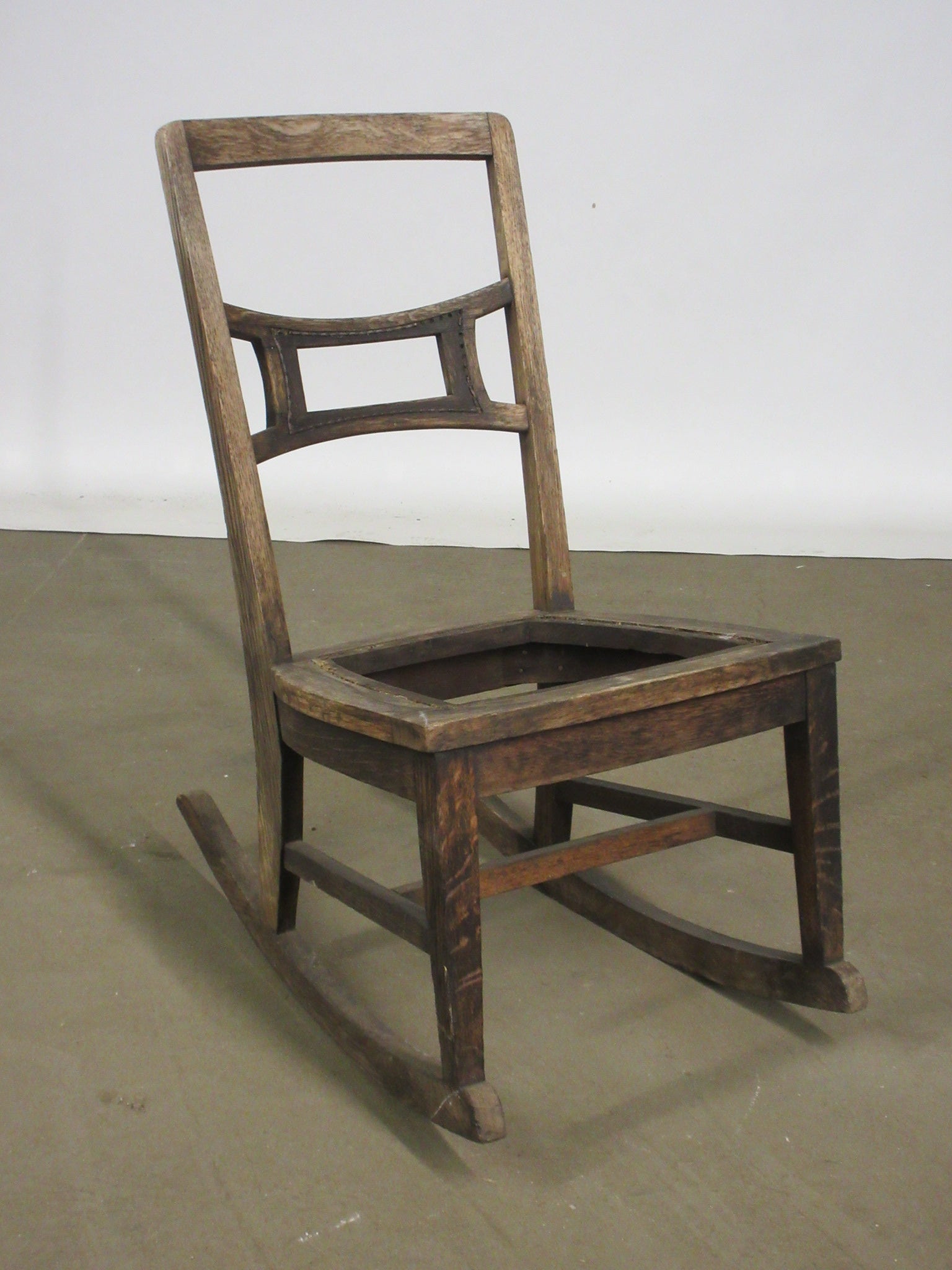 Antique Wooden Rocking Chair Frame