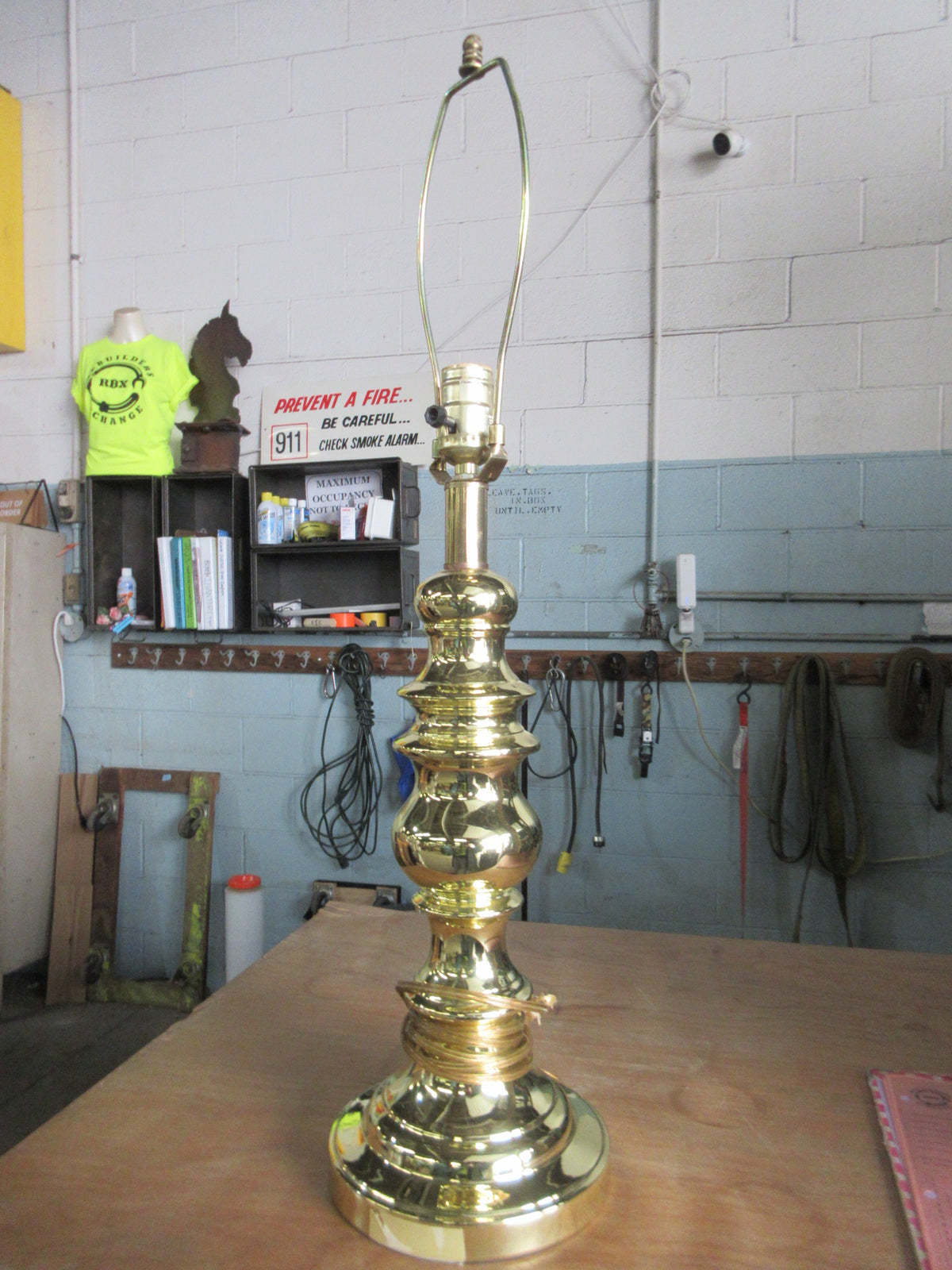 Brass Table Lamp