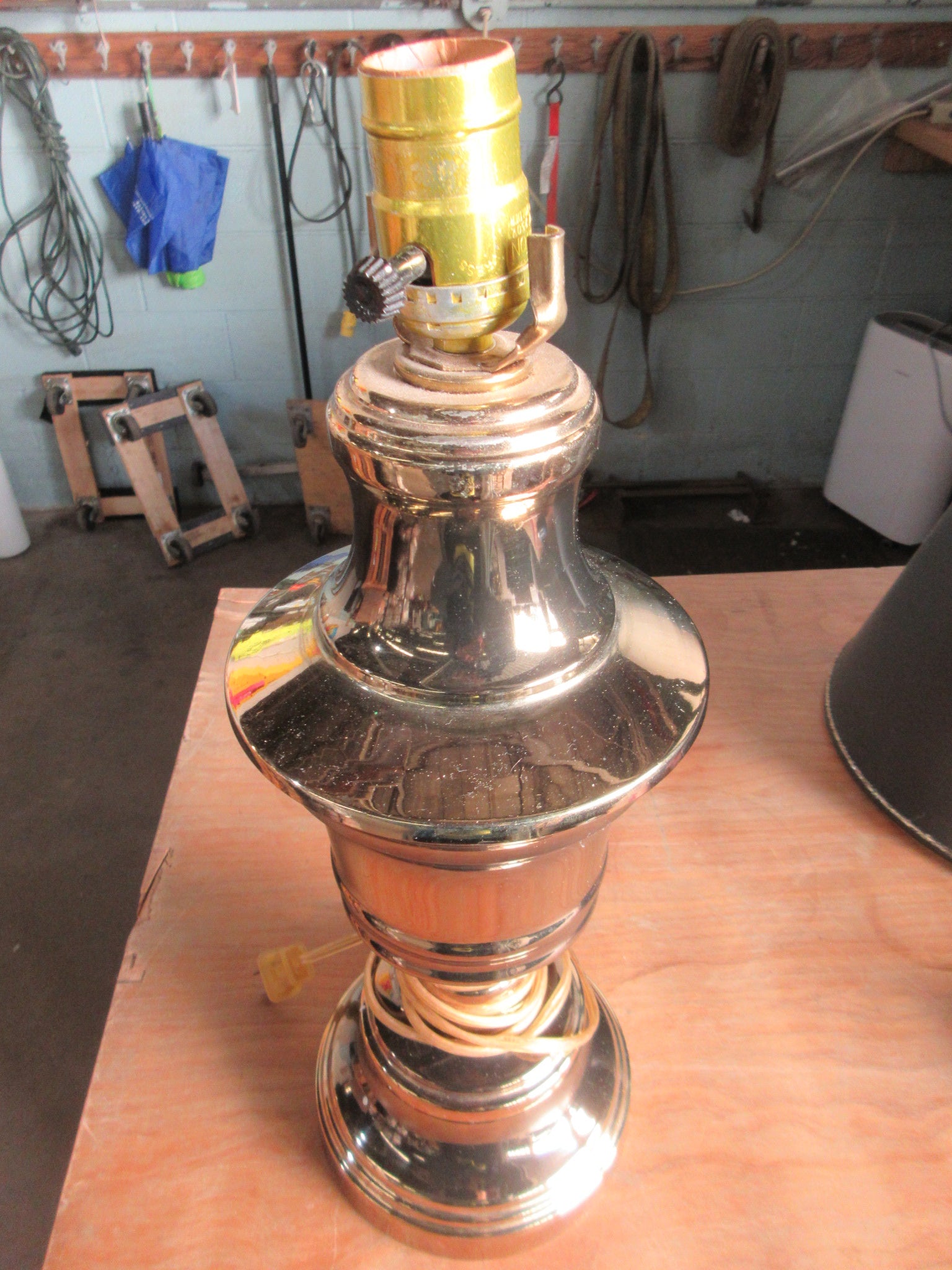 Heavy Brass Lamp