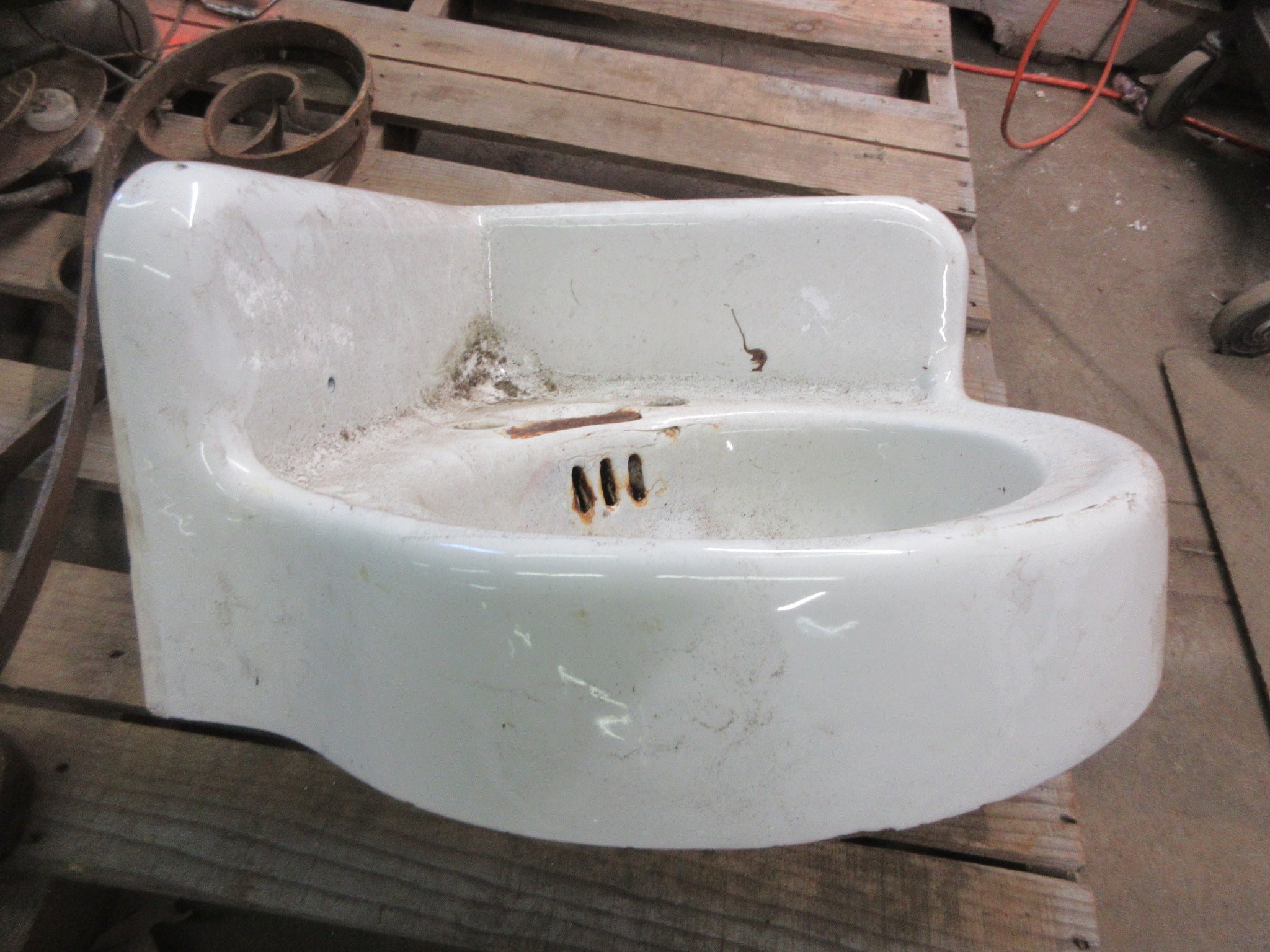 Cast Iron Corner Sink