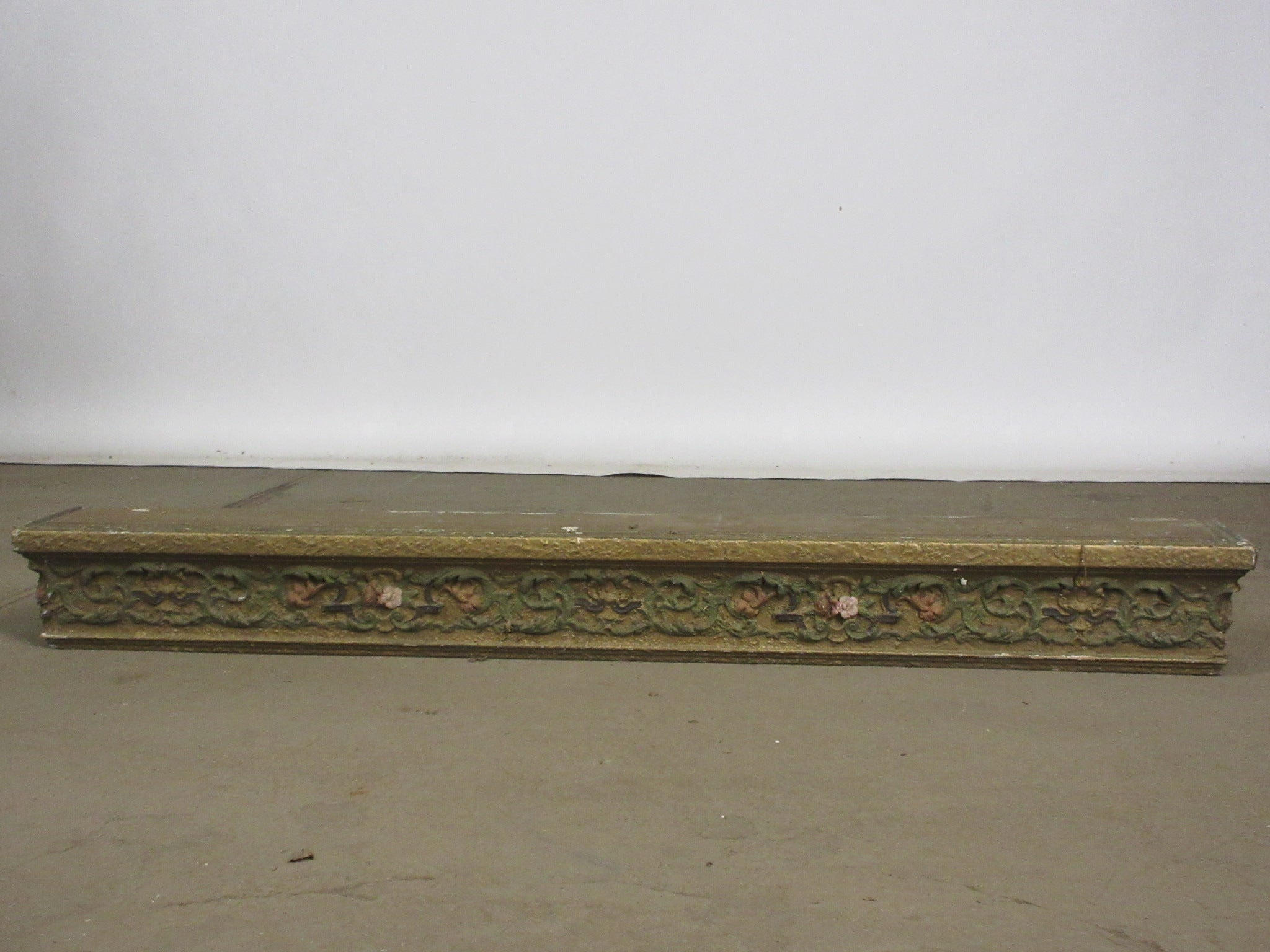 Small Carved Curtain Box Section
