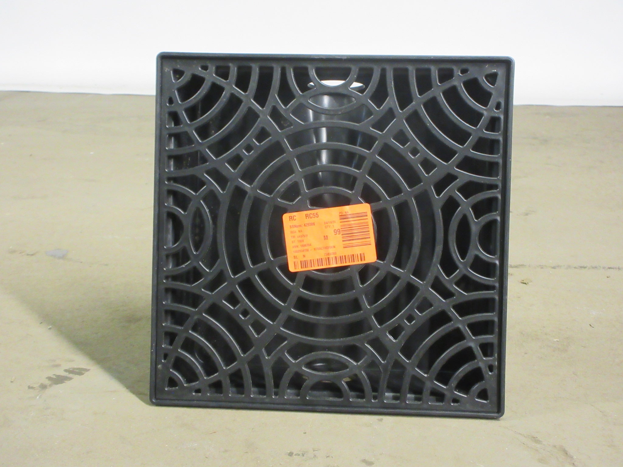 Plastic Stealth Drain 12"x12"