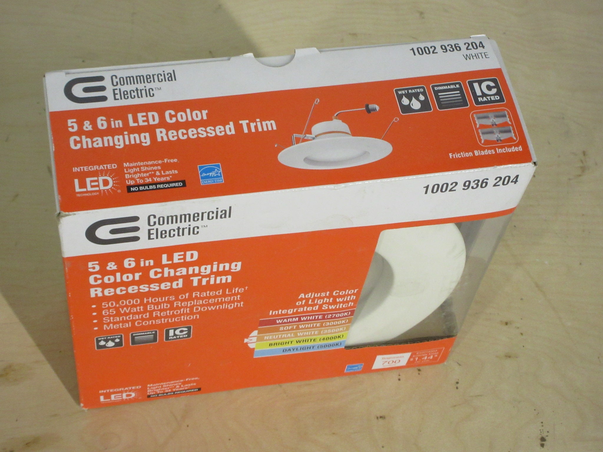 Commercial Electric Recessed LED Light