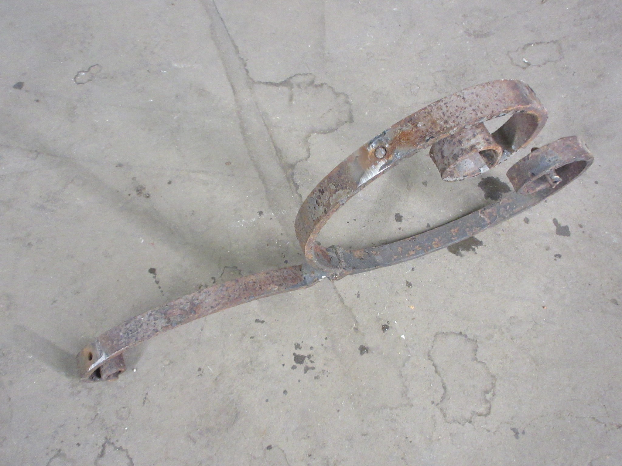 Reclaimed Wrought Metal Decorative Piece