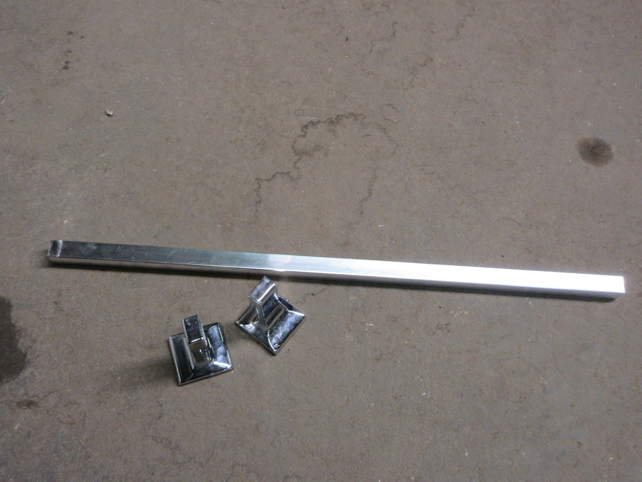 Stainless Towel Bar with Holders