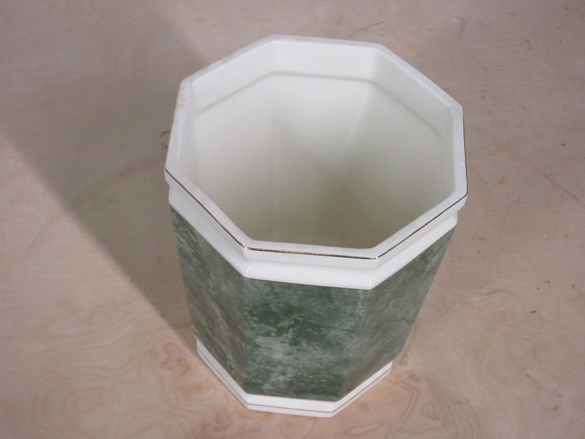 Croscill Carrara Porcelain Trash Holder