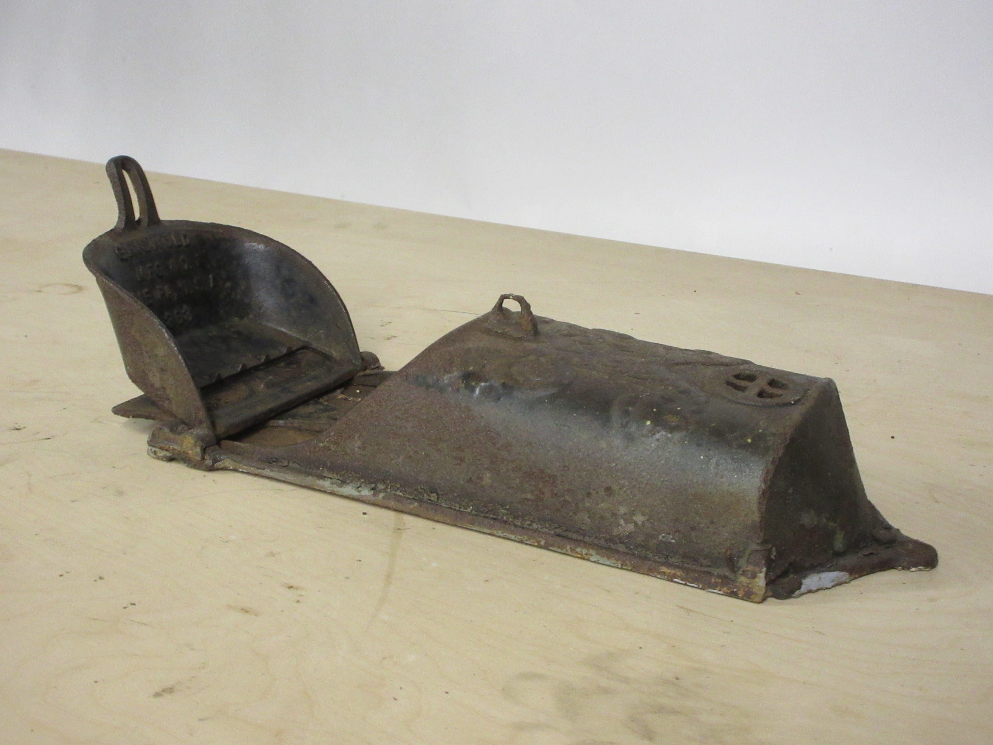 Vintage No. 3 Iron Flush Mount Mailbox