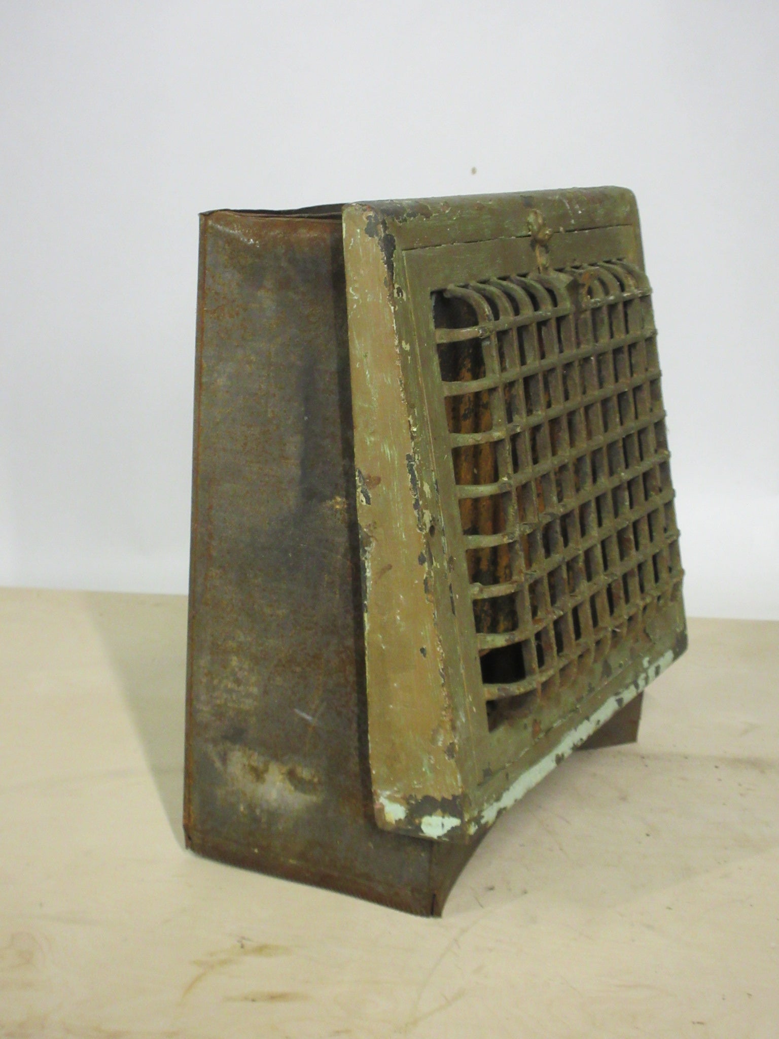 Vintage Wall Register with Damper