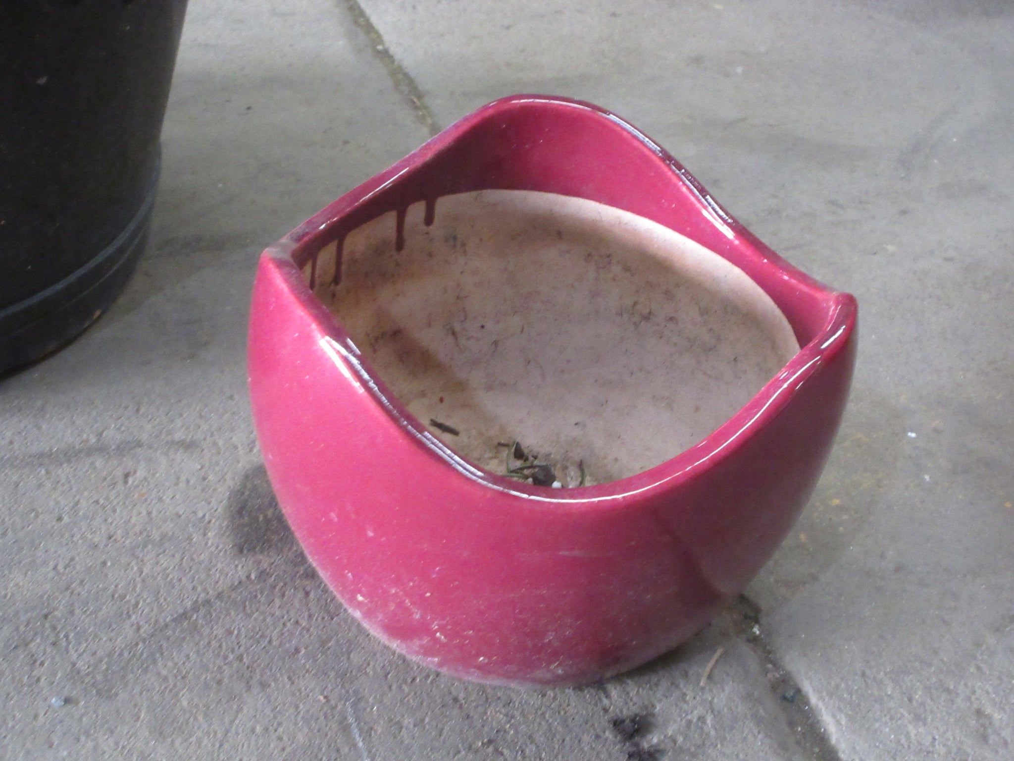 Red Ceramic Planter Pot