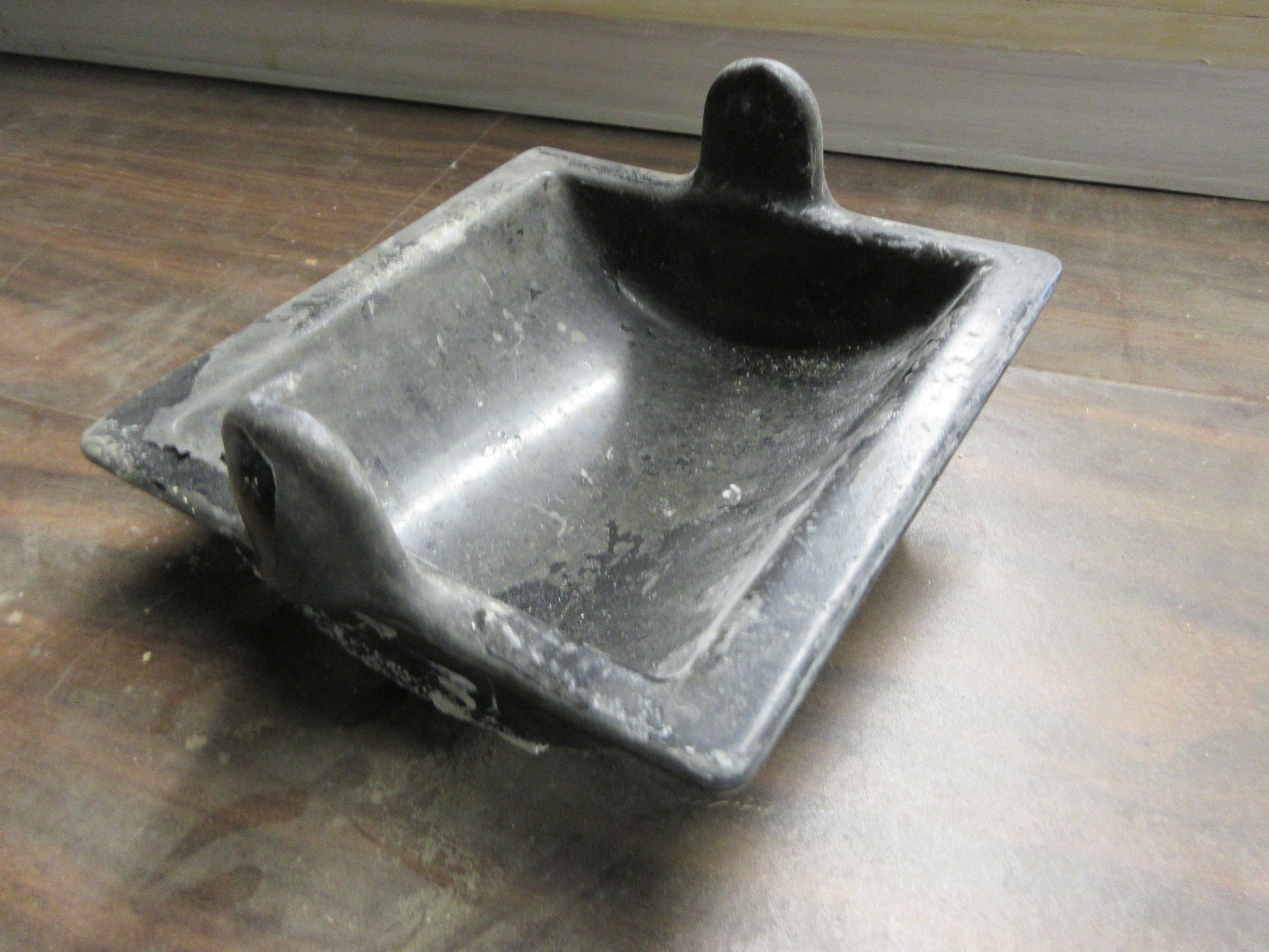 Salvaged Cast Iron Recessed Toilet Paper Holder