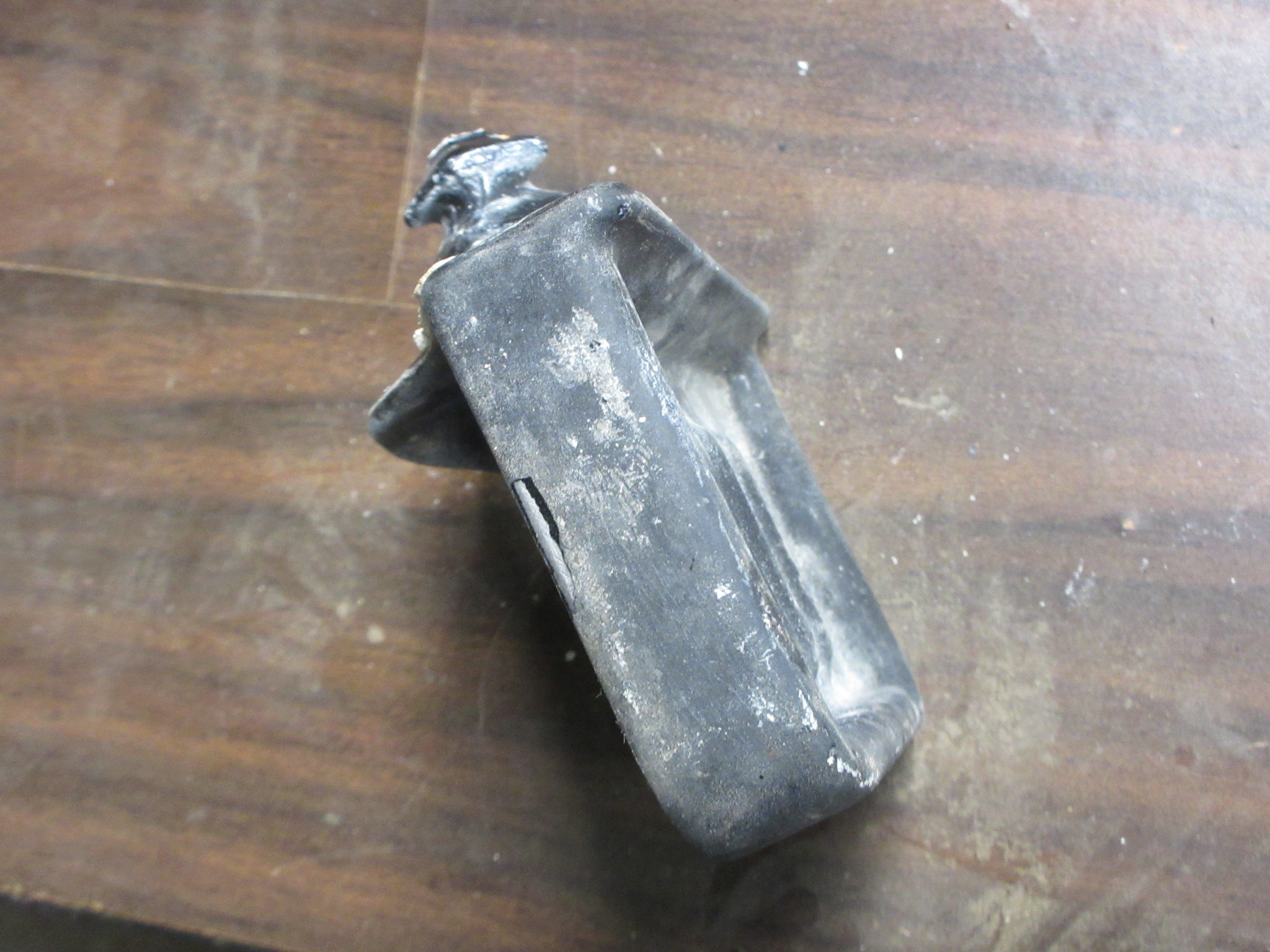 Salvaged Cast Iron Soap Dish