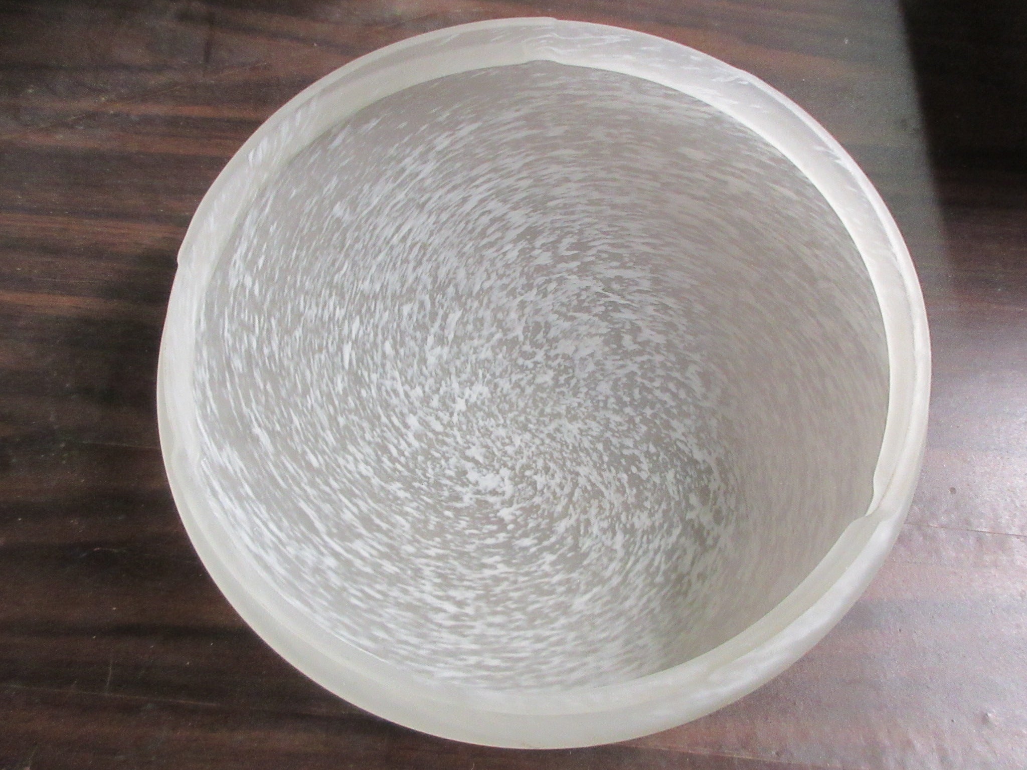 Frosted Glass Light Shade with Dapple Pattern