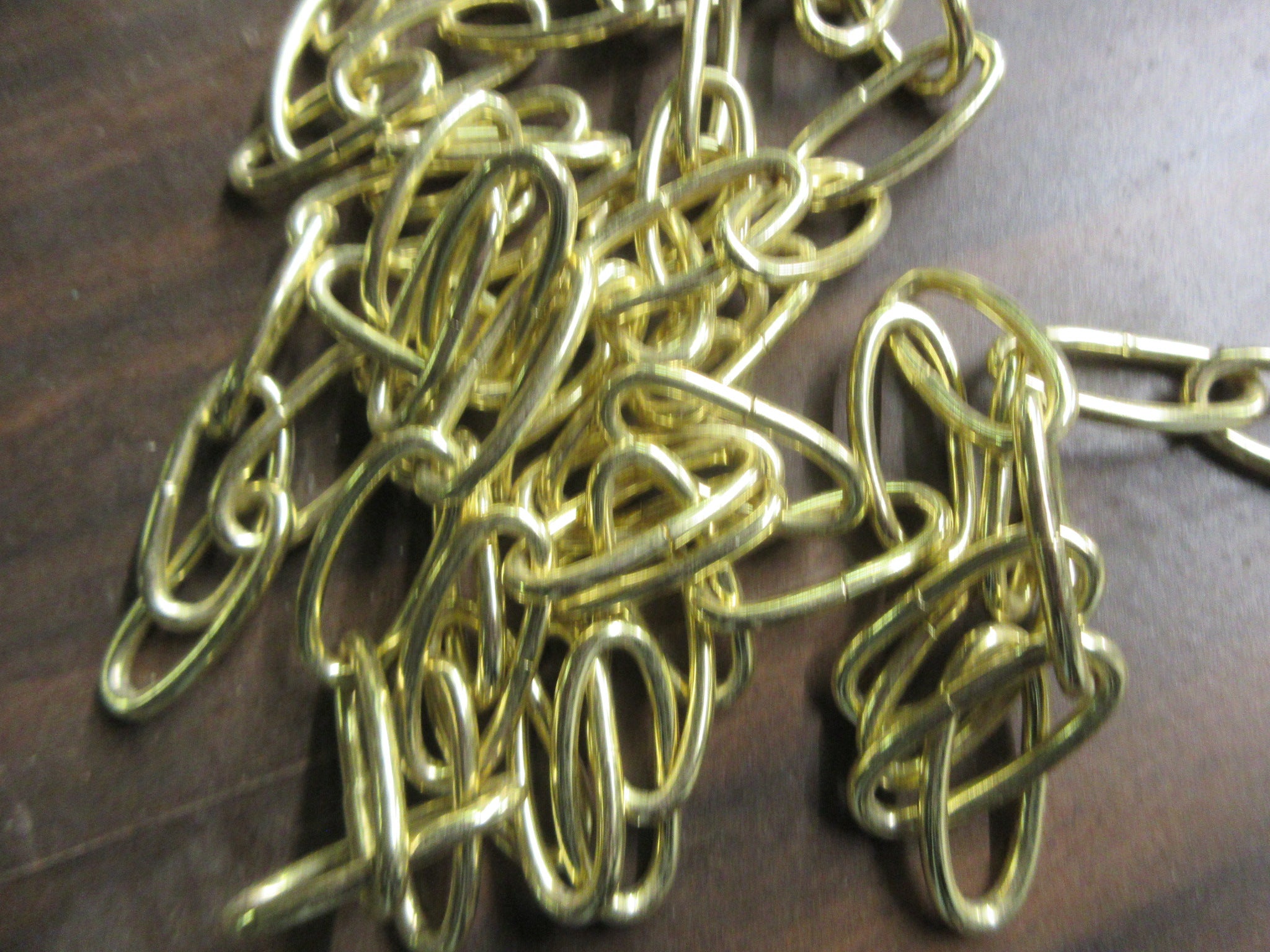 10' Gold Finish Chandelier Chain