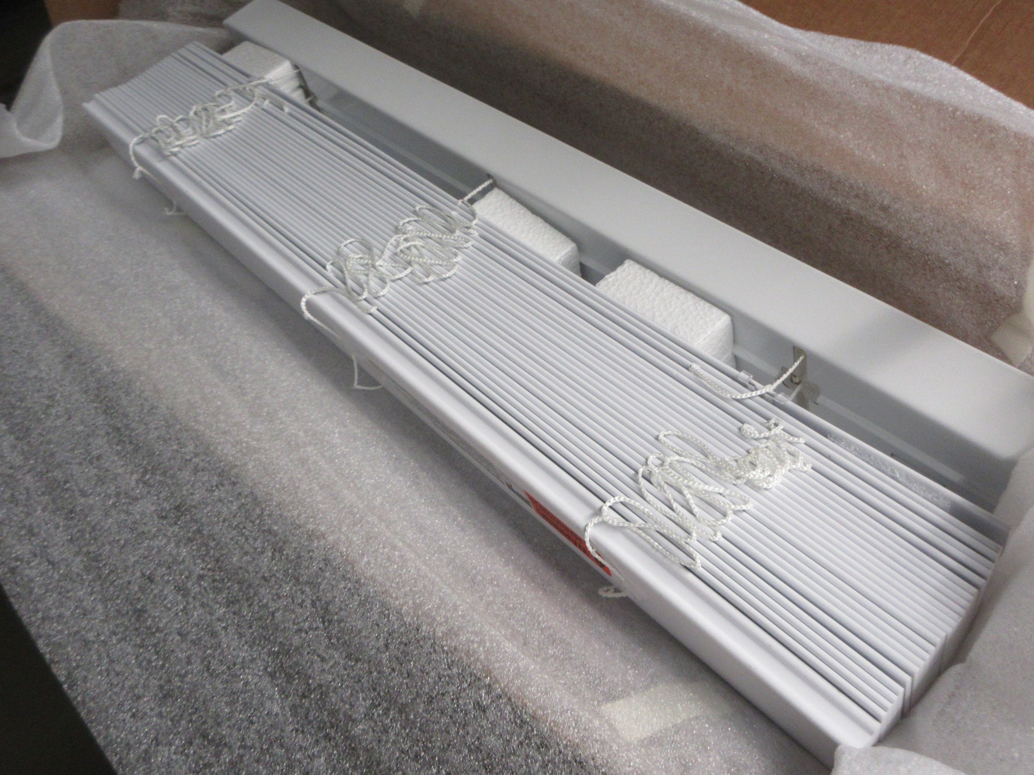 Pair of Bali Faux Wood Blinds, Inside Mount with Valance