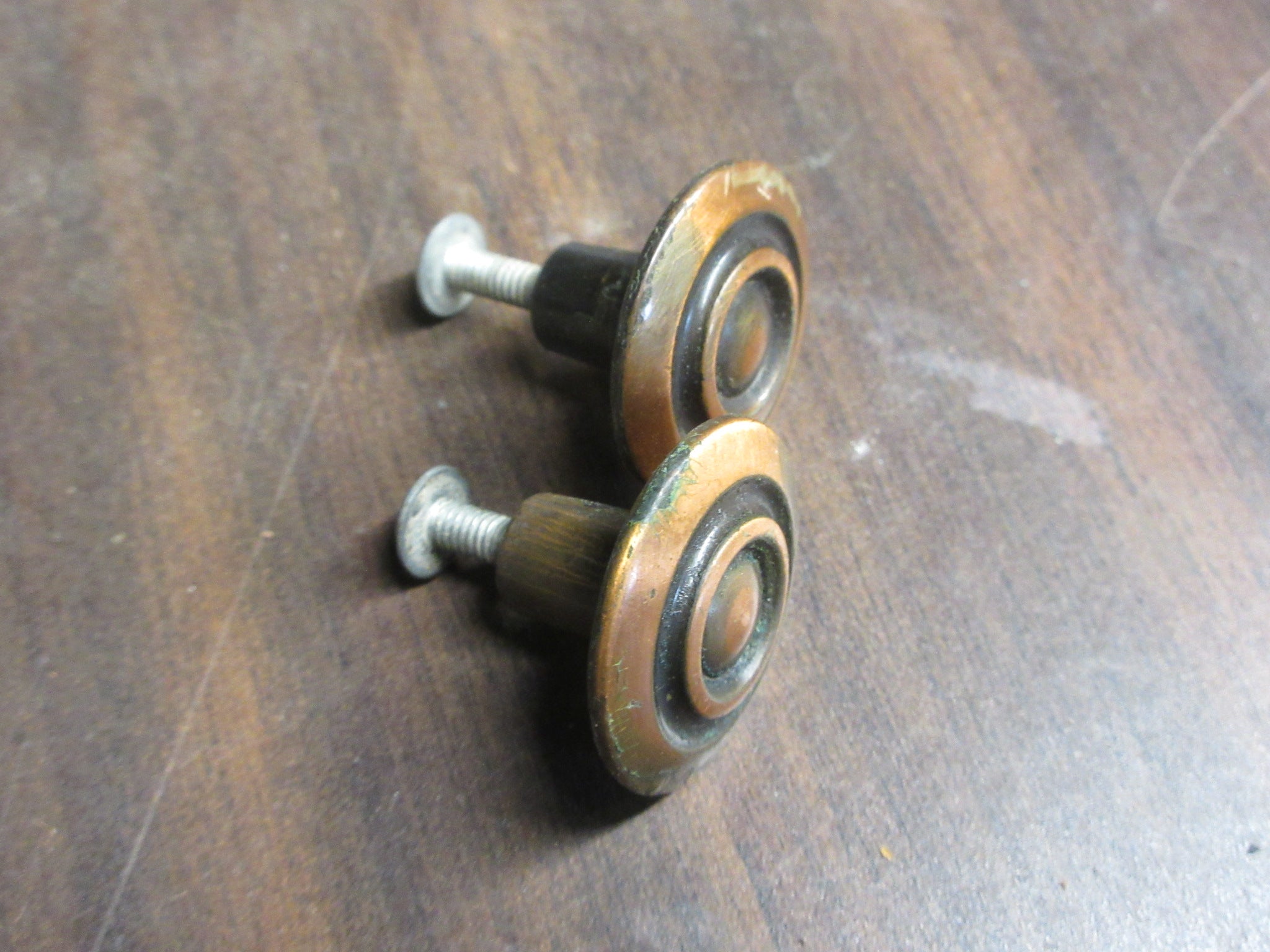 Pair of Vintage Distressed Drawer Pulls