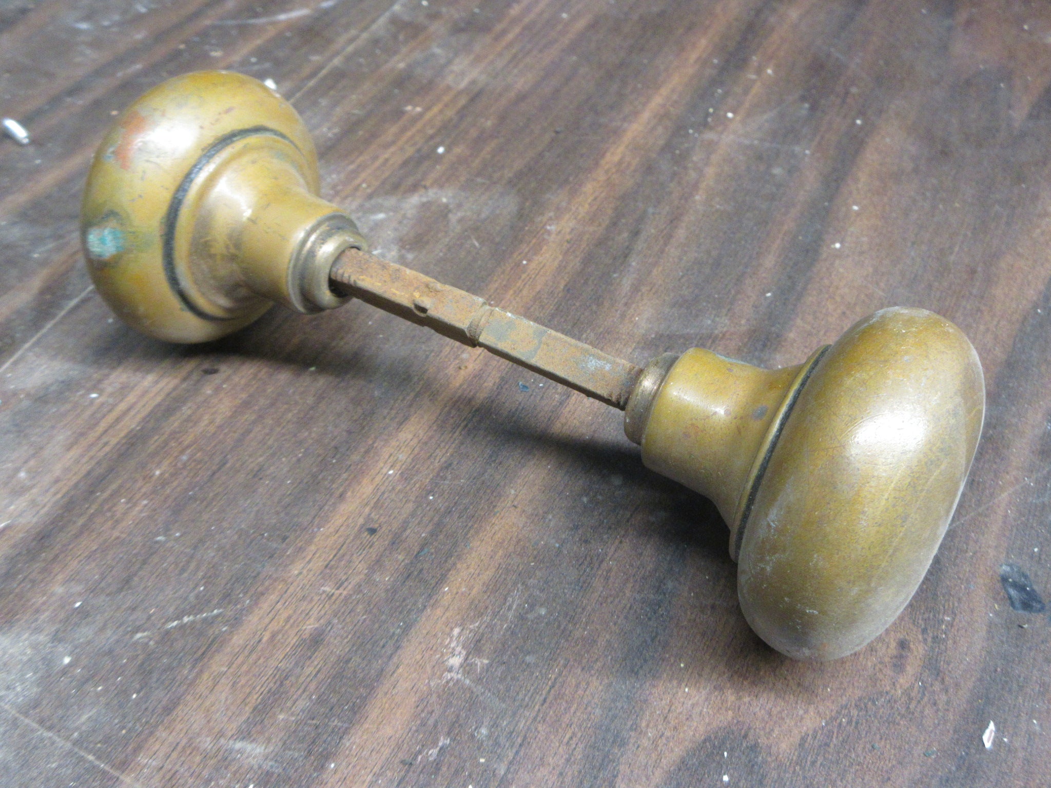 Brass Doorknob Set