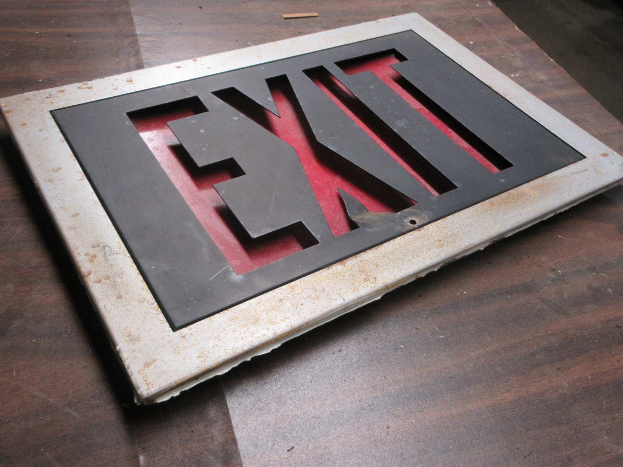 Exit Sign Faceplate