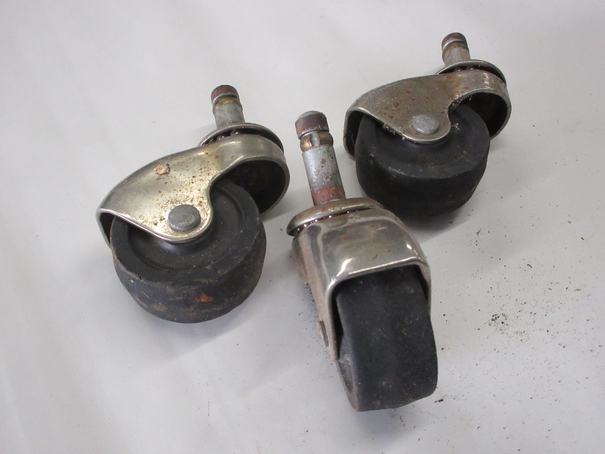 Vintage Swivel Casters (Set of Three)