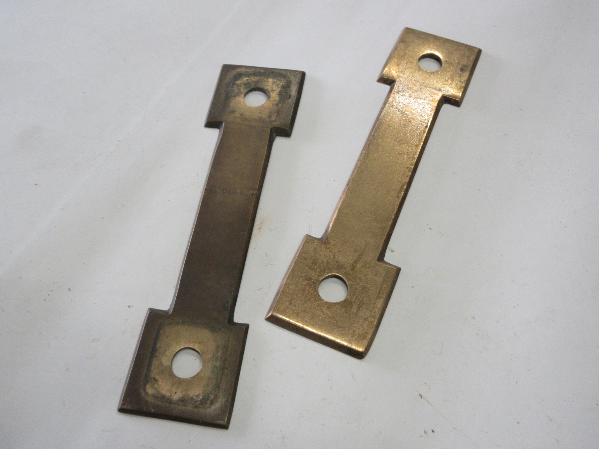 Brass Decorative Drawer Pull Back Plates (Pair of Two)