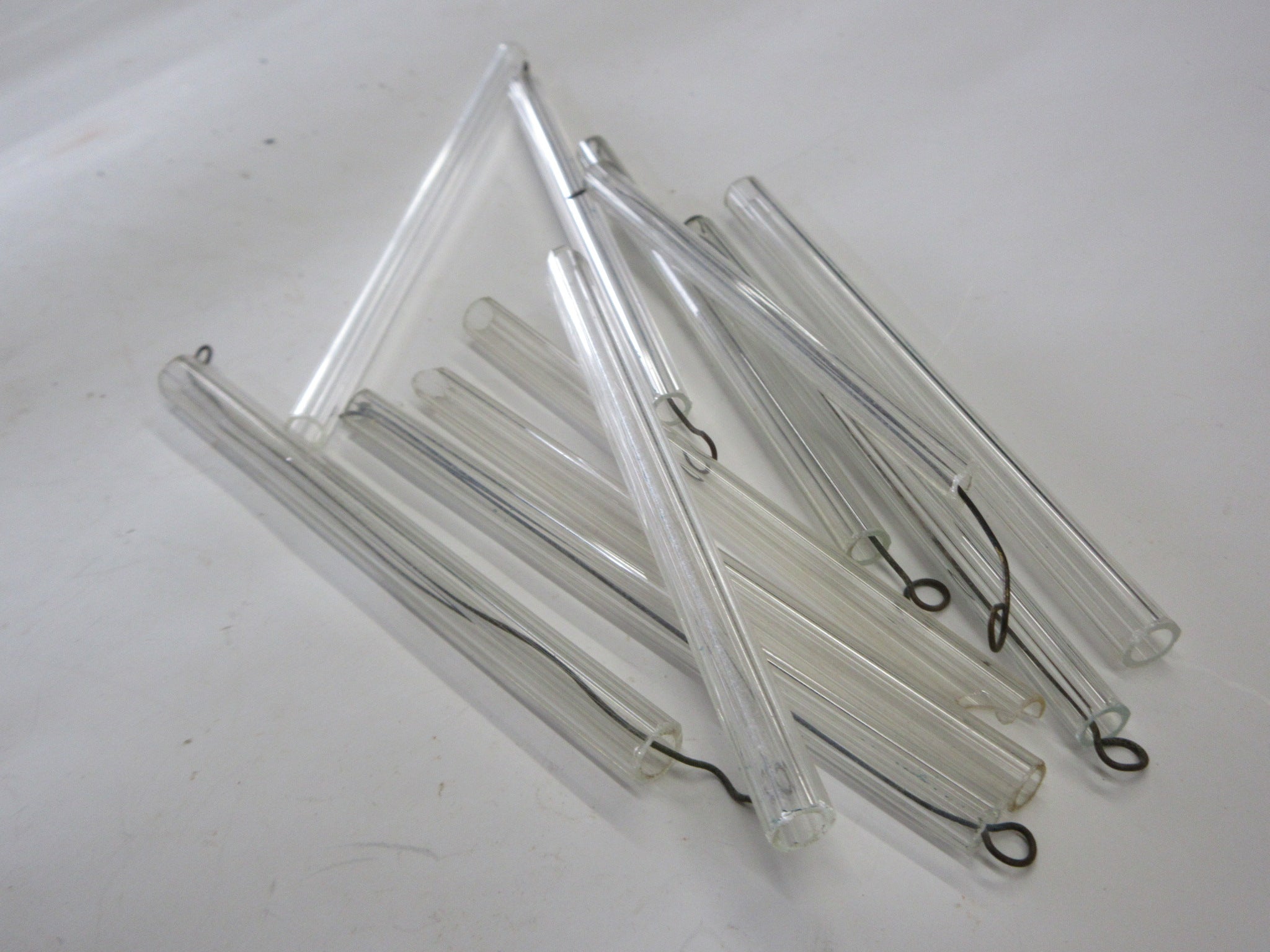 Vintage Glass Chandelier Pieces (Set of 11)