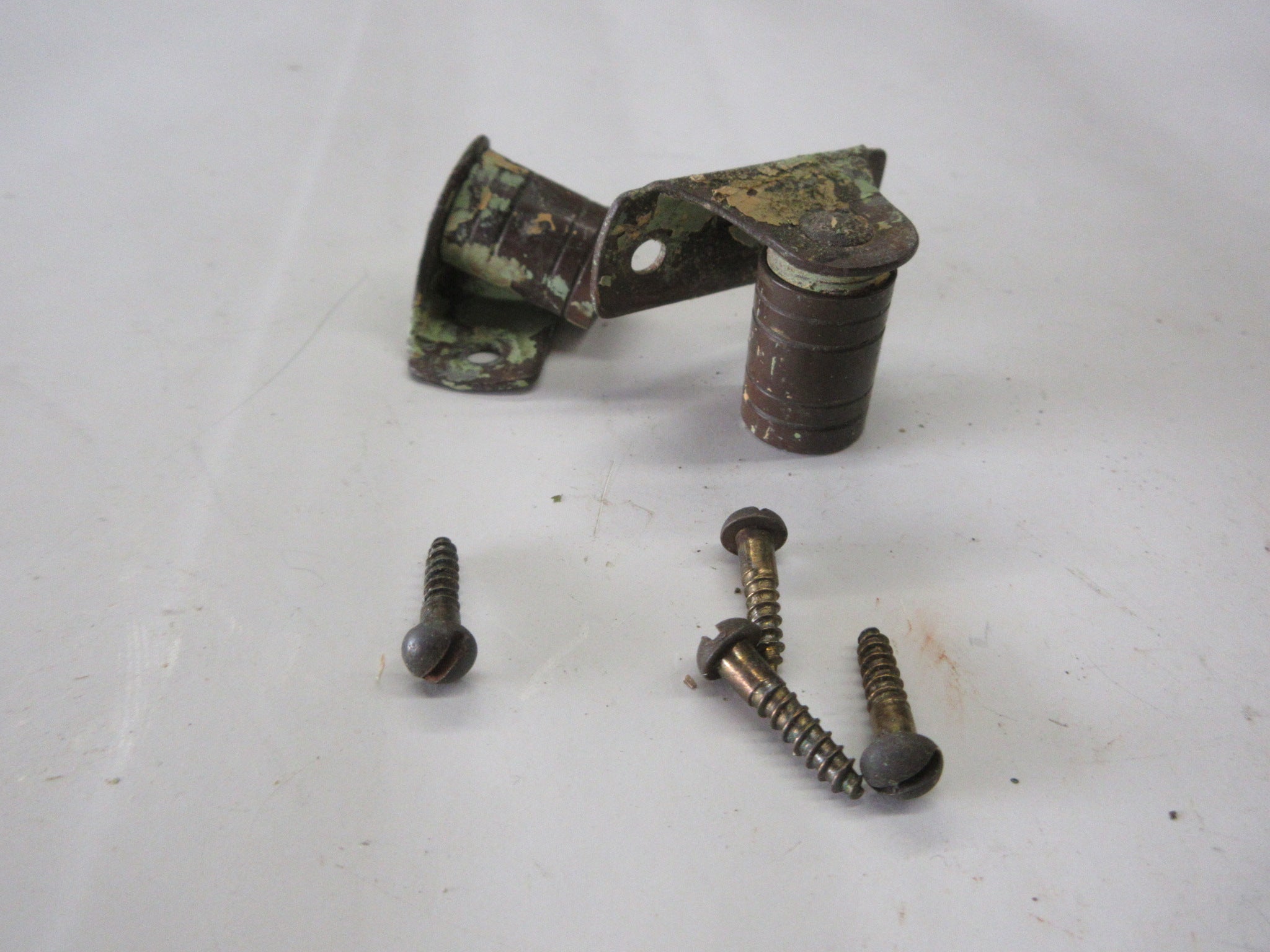 Vintage Brass Curtain Rod Holders (Set of Two)