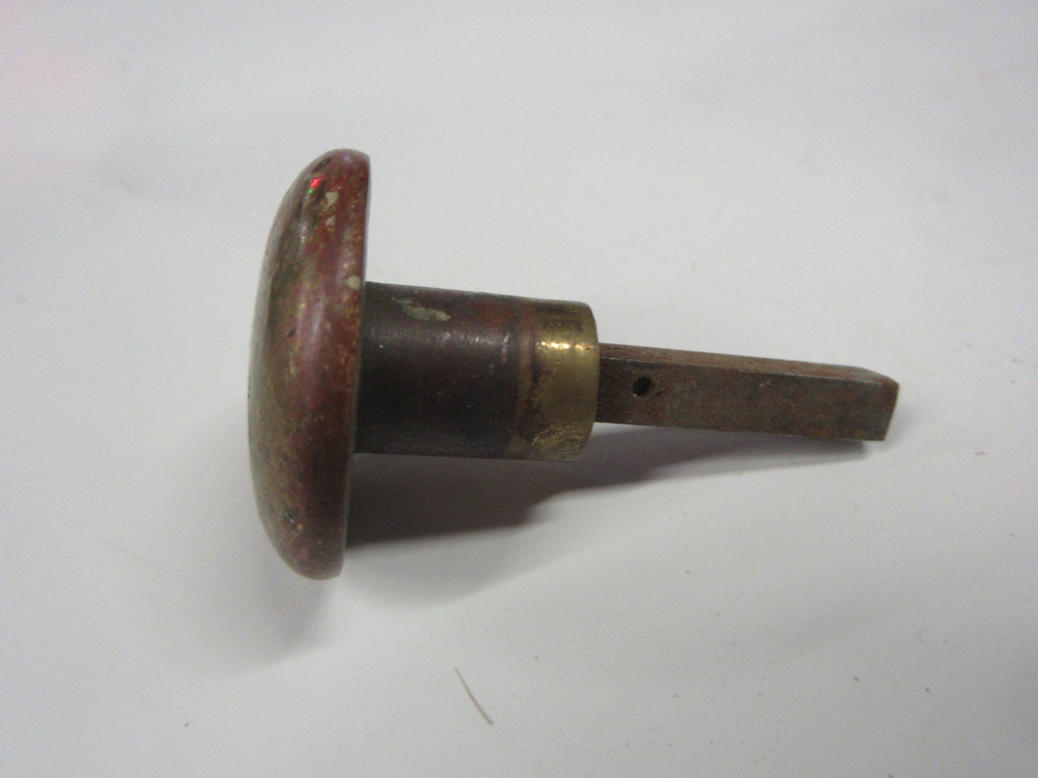 Vintage Brass Round Knob 1 3/8"