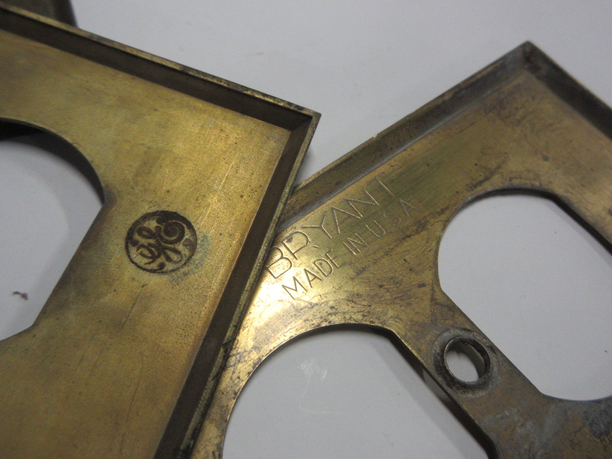Brass Outlet Covers (Set of Three)