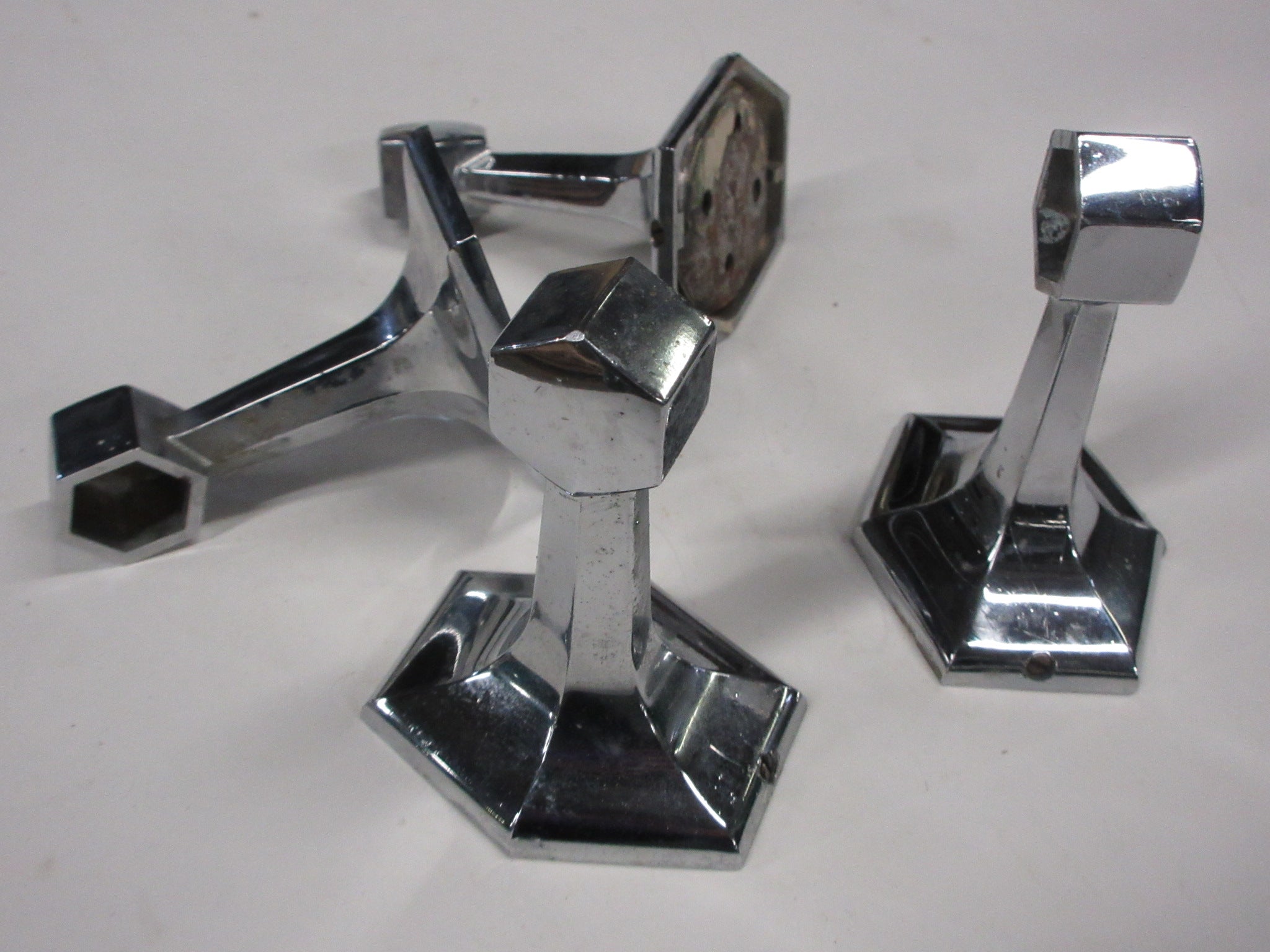 Four Art Deco Towel Bar Holders