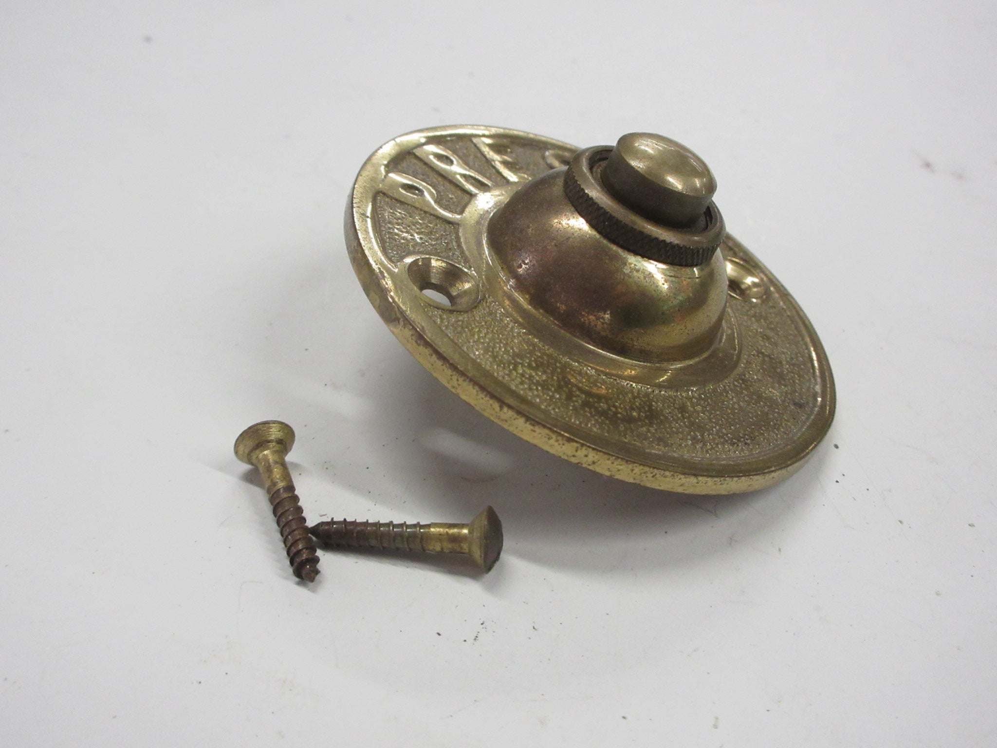 Vintage Brass Doorbell Push Button