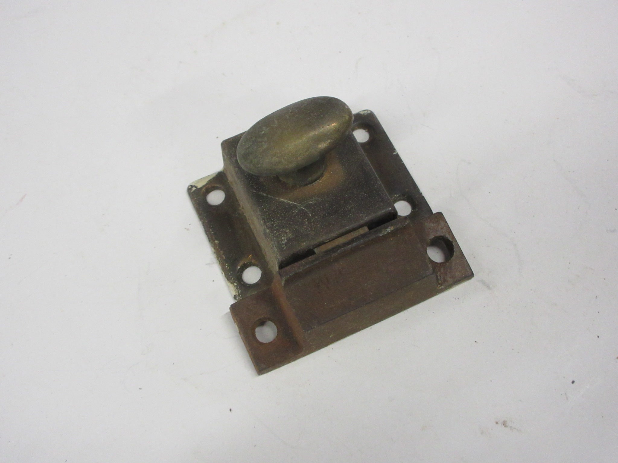 Brass Cabinet Latch with Catch