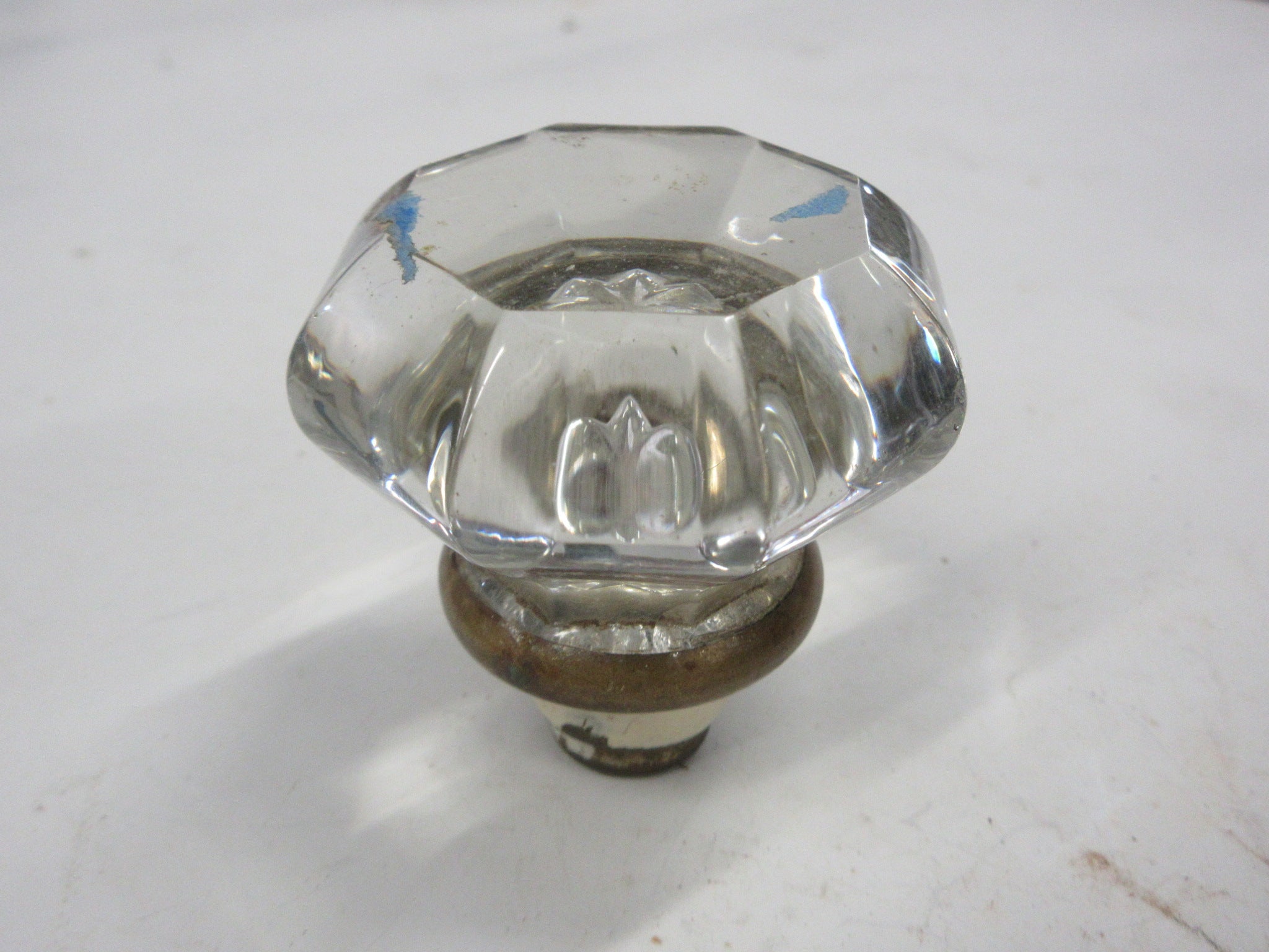 Faceted Glass Vintage Door Knob