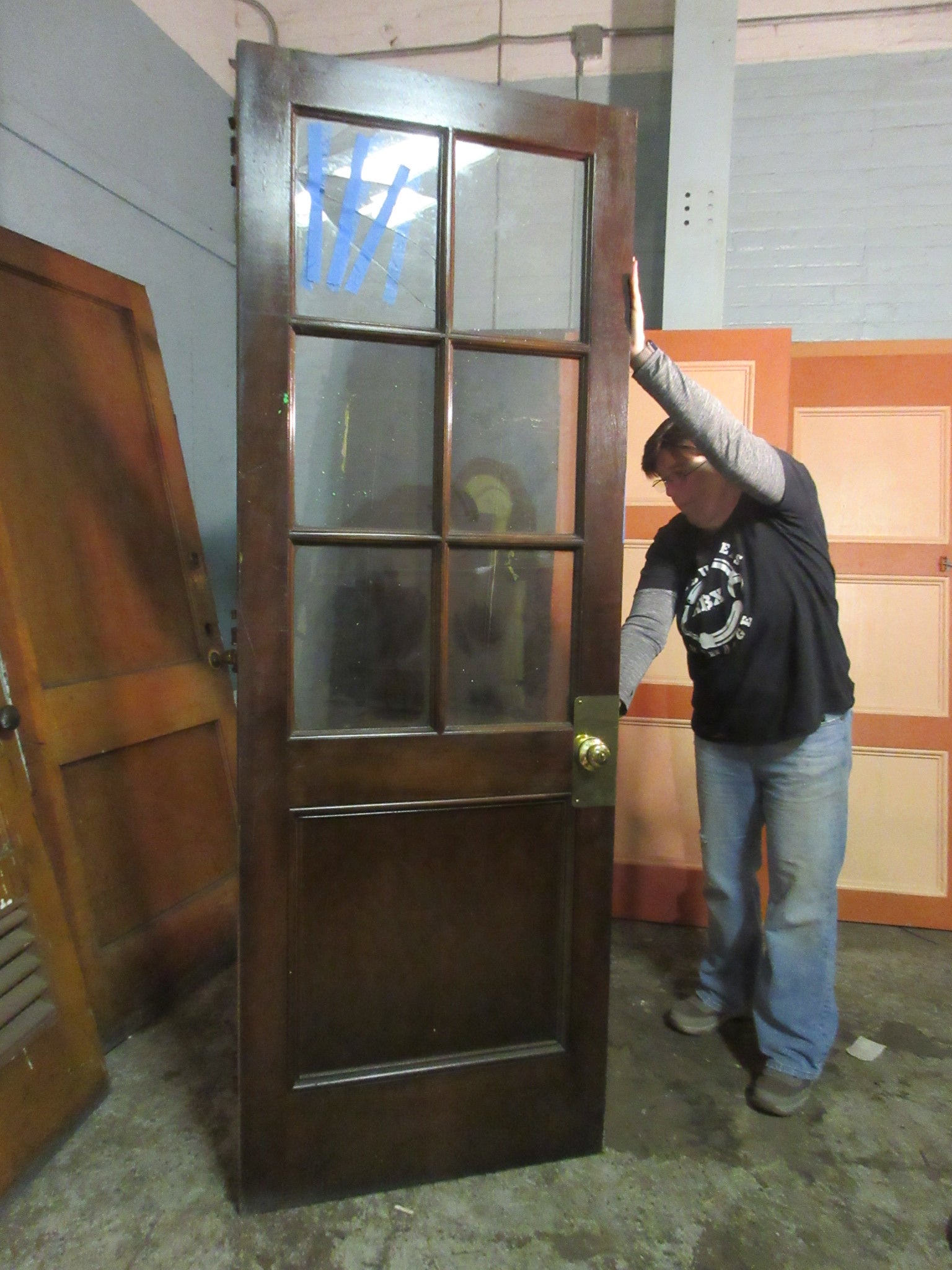 Vintage Six Lite Public Telephone Door