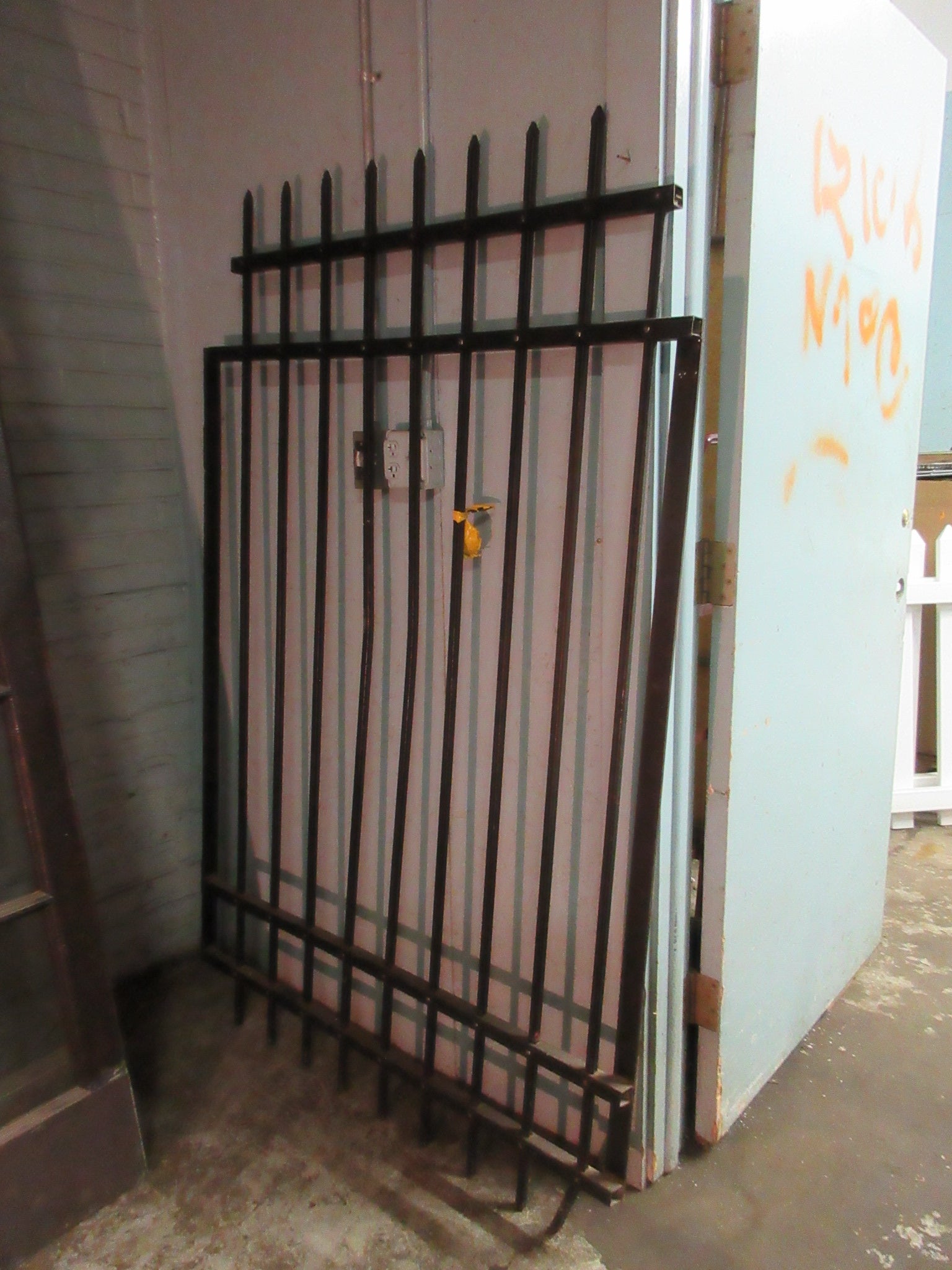 Vintage Wrought Iron Gate