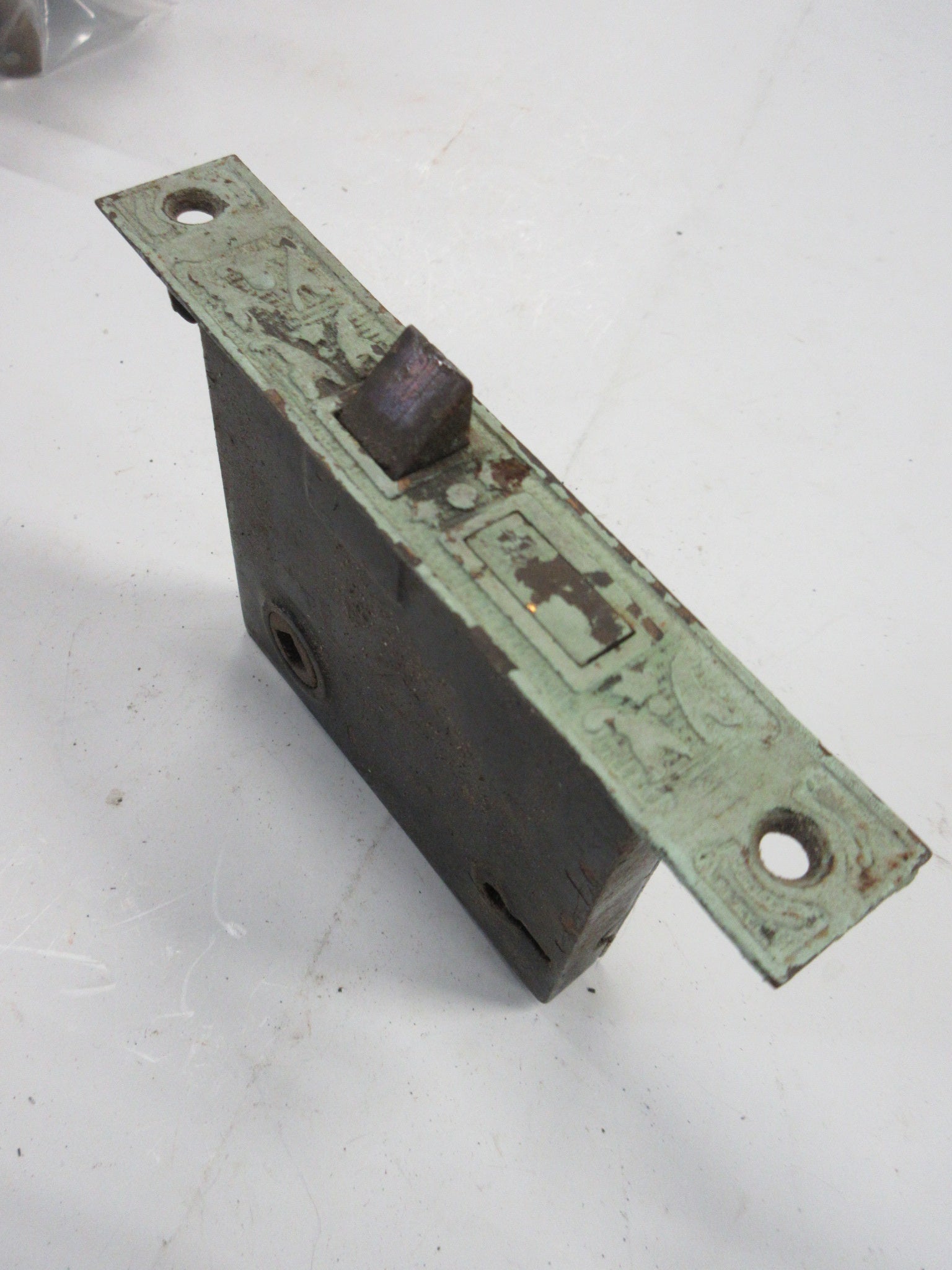 Mortise Box with Decorative Plate