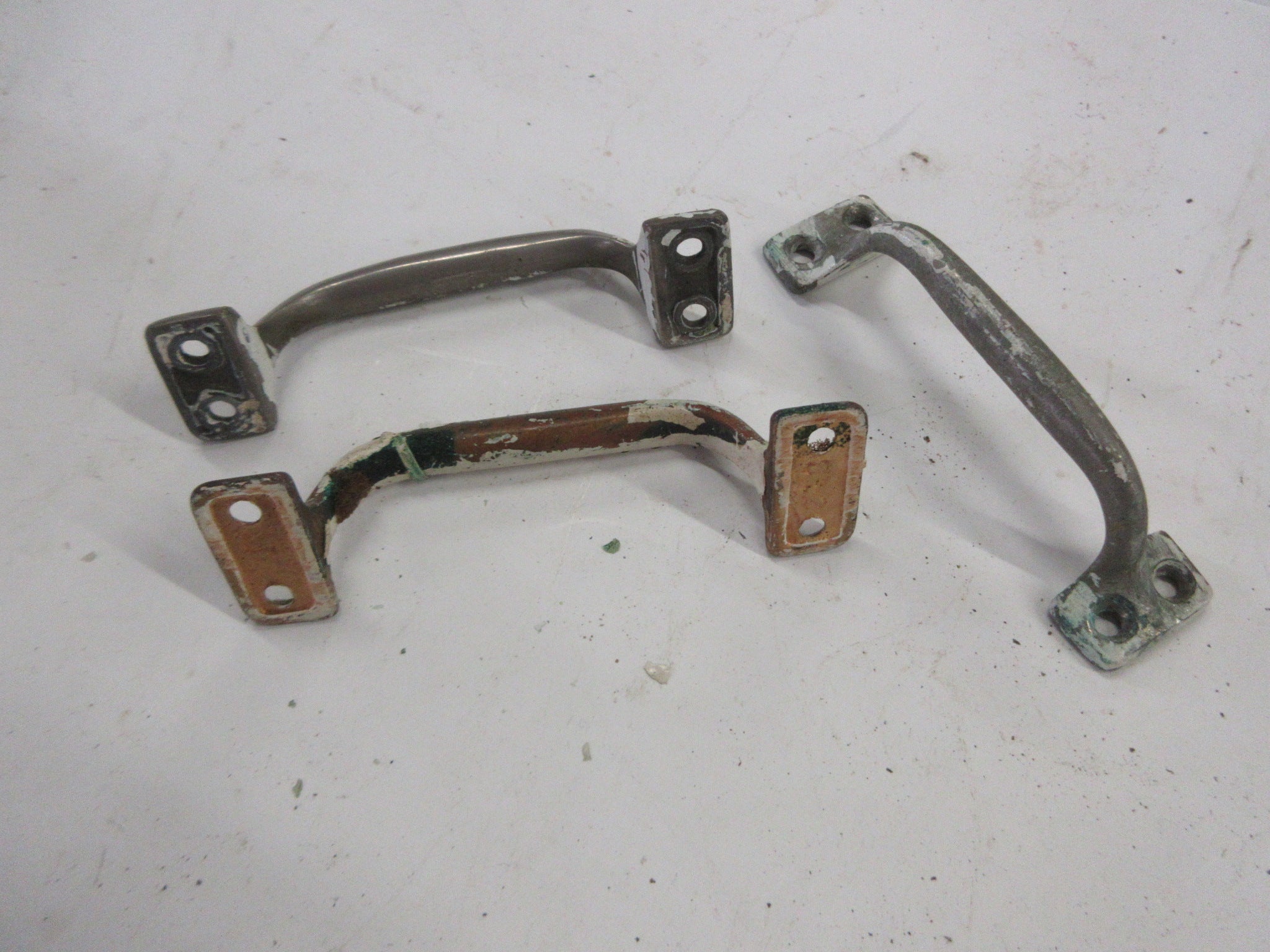 Vintage Metal Drawer Handles (Set of Three)