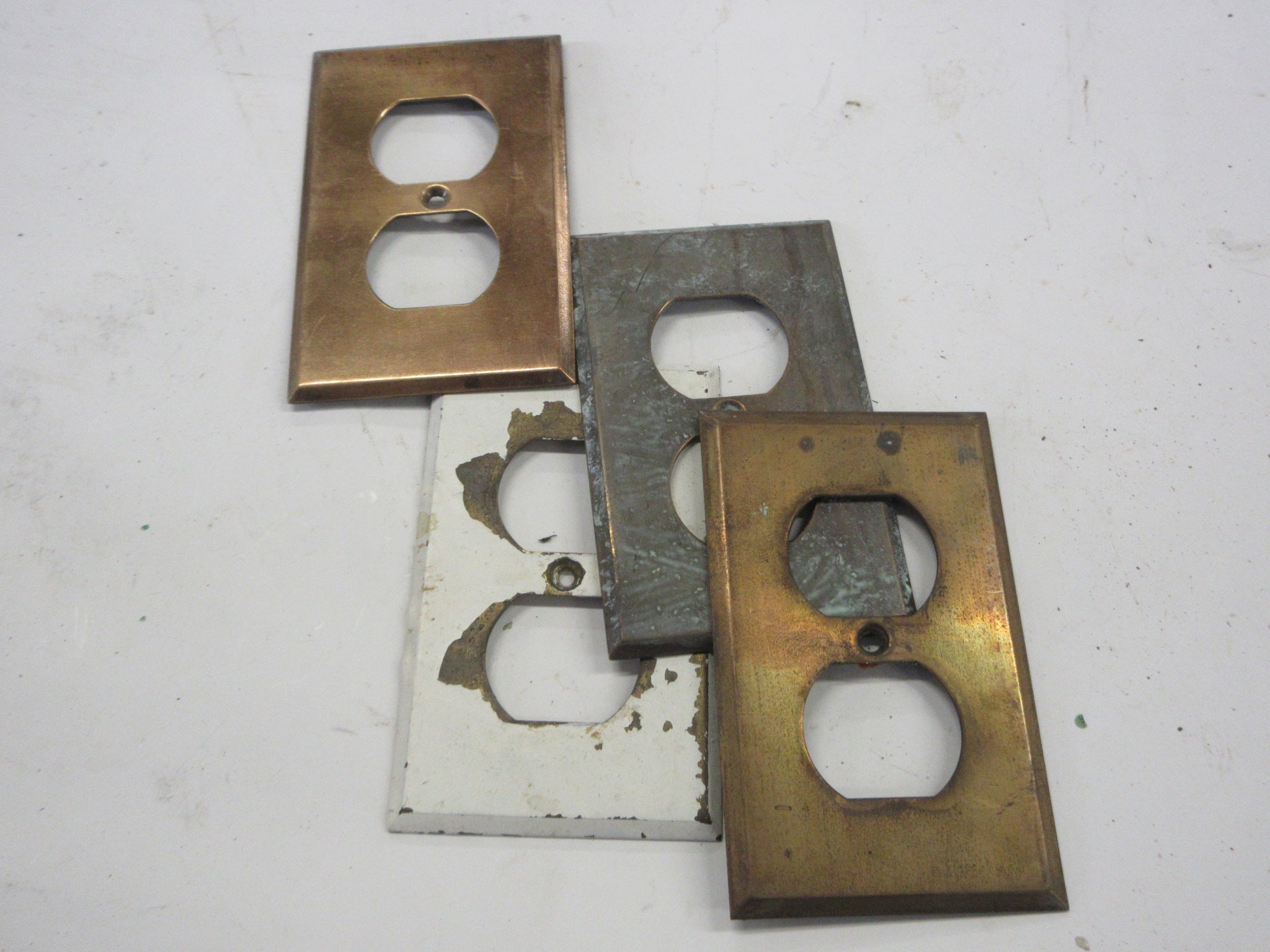Vintage Outlet Cover Plates (Set of Four)