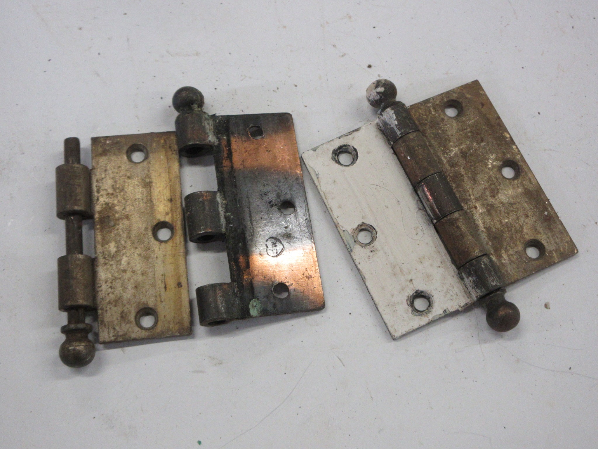 Vintage Ball Pin Hinges (Set of Two)