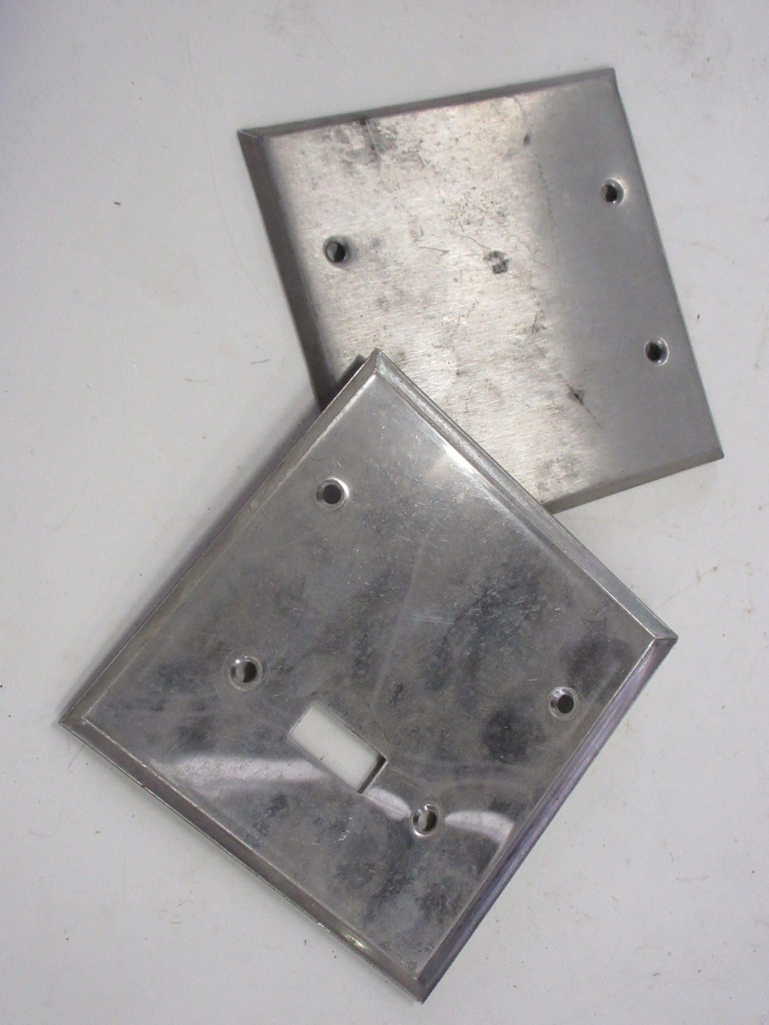 Metal Electrical Plate Covers (Set of Two)