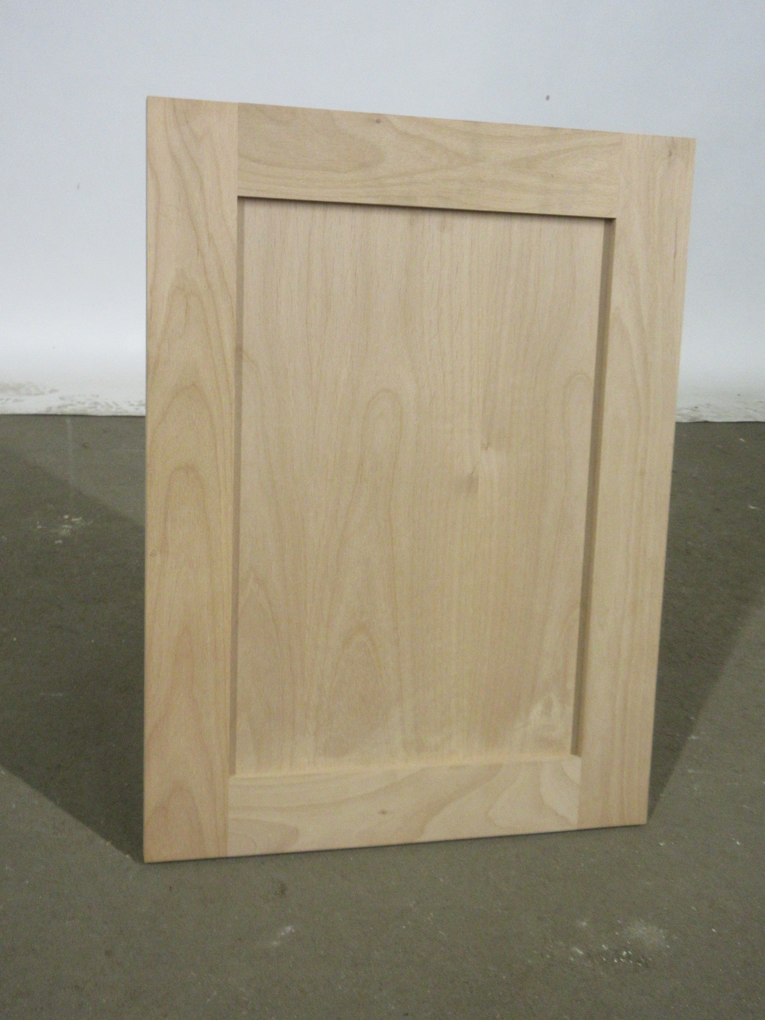 Unfinished Shaker Cabinet Door 17 1/2"W x 23 1/2"H