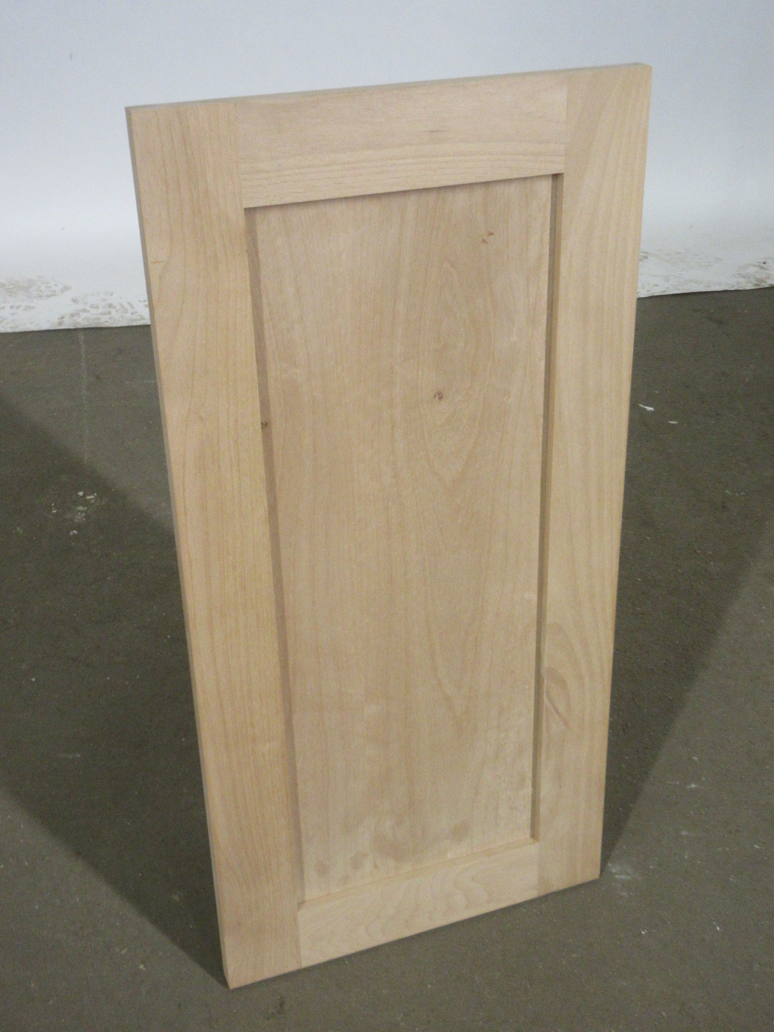 Unfinished Shaker Cabinet Door 14 1/2"W x 29 1/2"H