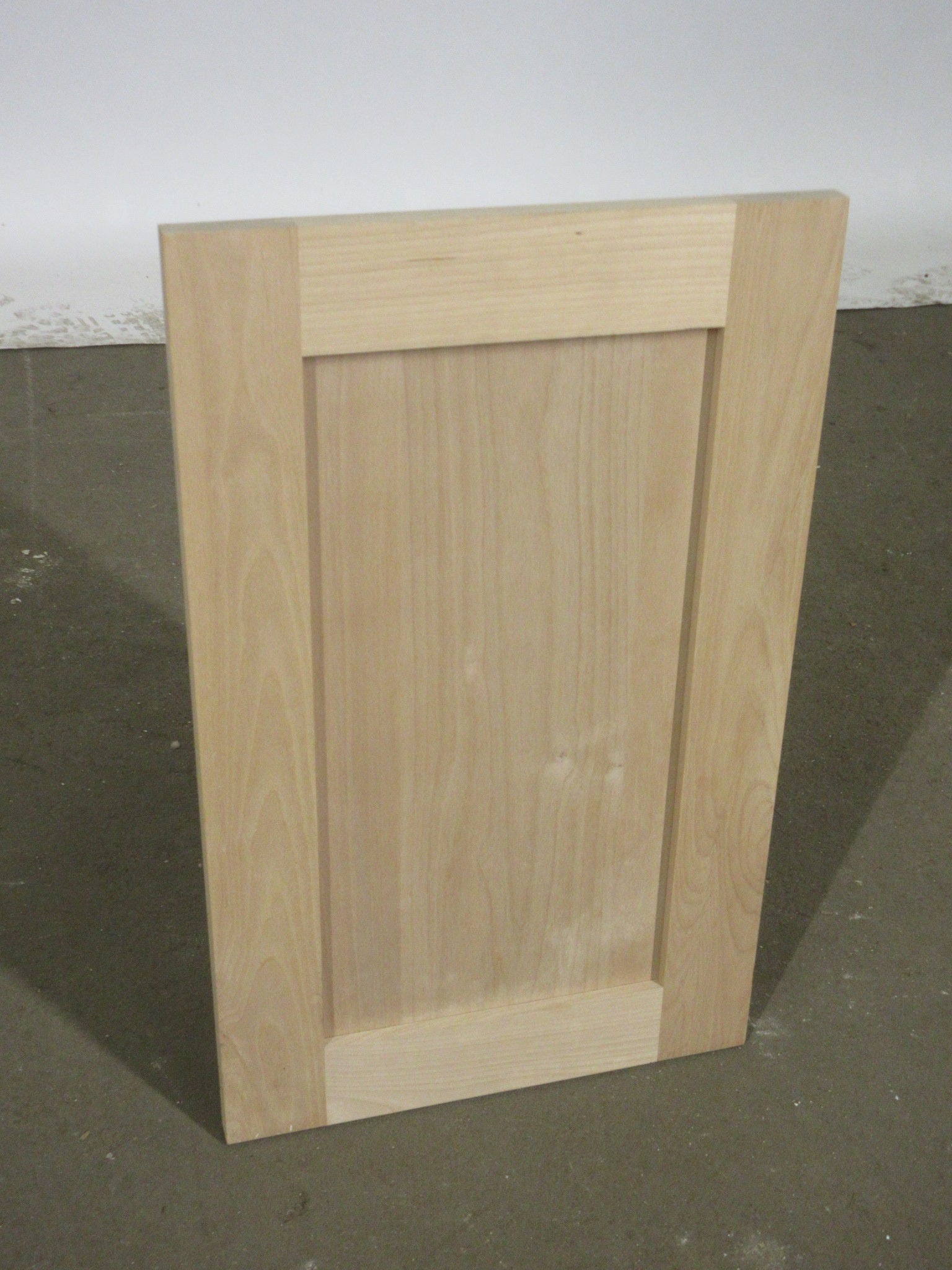 Unfinished Shaker Cabinet Door 14 1/2"W x 23 1/2"H