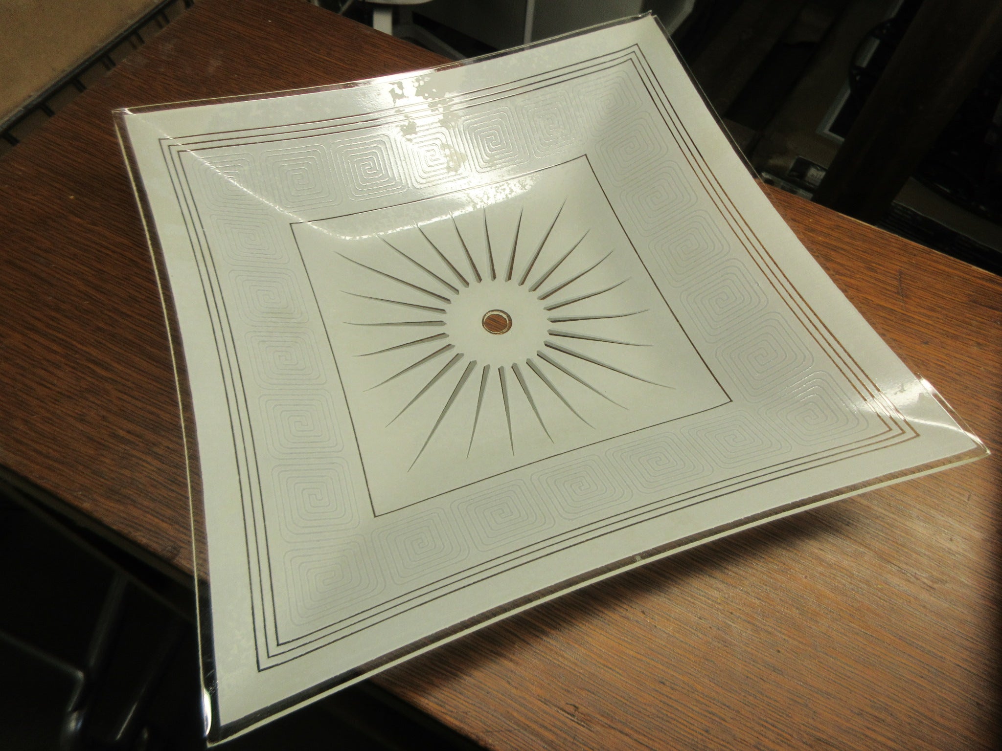 Antique Glass Lighting Shade 11 1/2" (GL 202-061722-3)